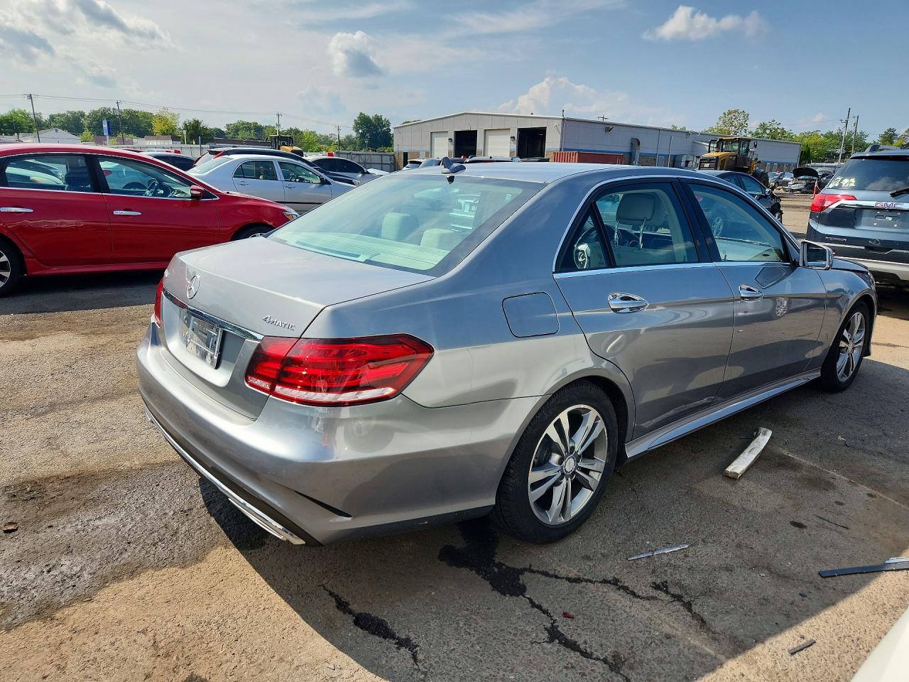 2014 Mercedes-benz E 350 4matic Silver vin: WDDHF8JB9EB017526