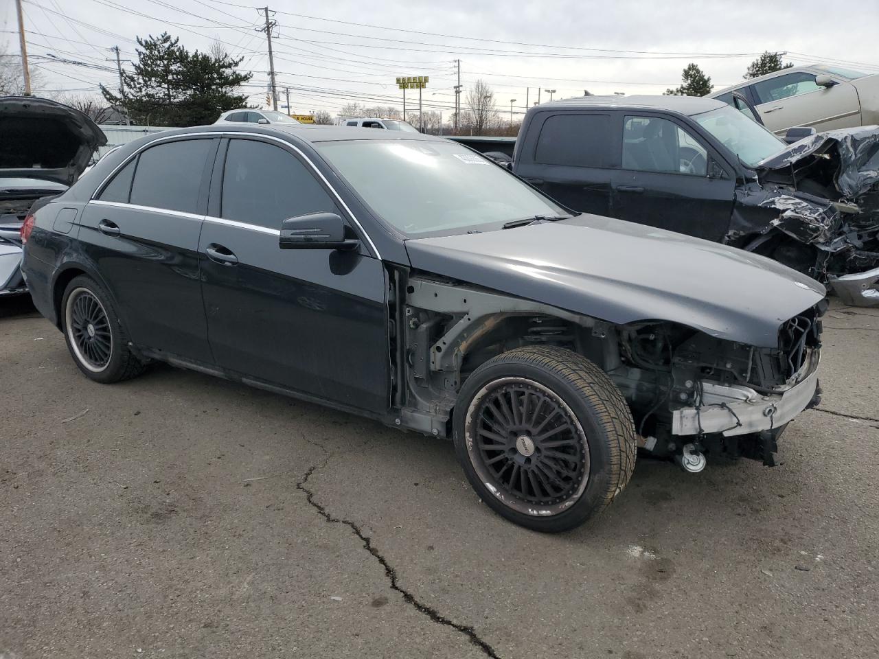 2014 Mercedes-benz E 350 4matic Black vin: WDDHF8JB9EB028249