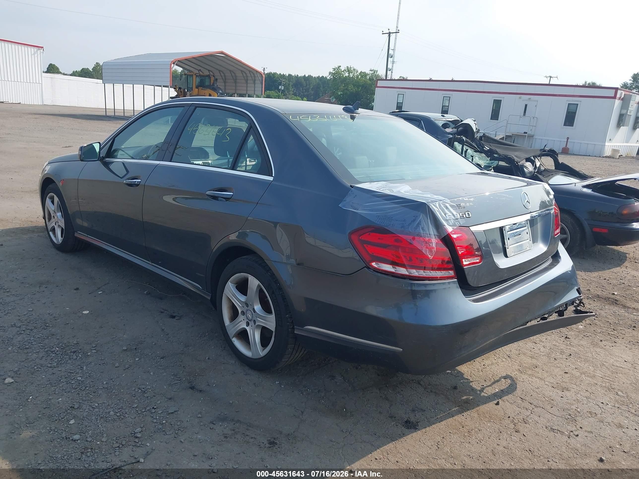 2014 Mercedes-benz E 350 4matic Gray vin: WDDHF8JB9EB058898