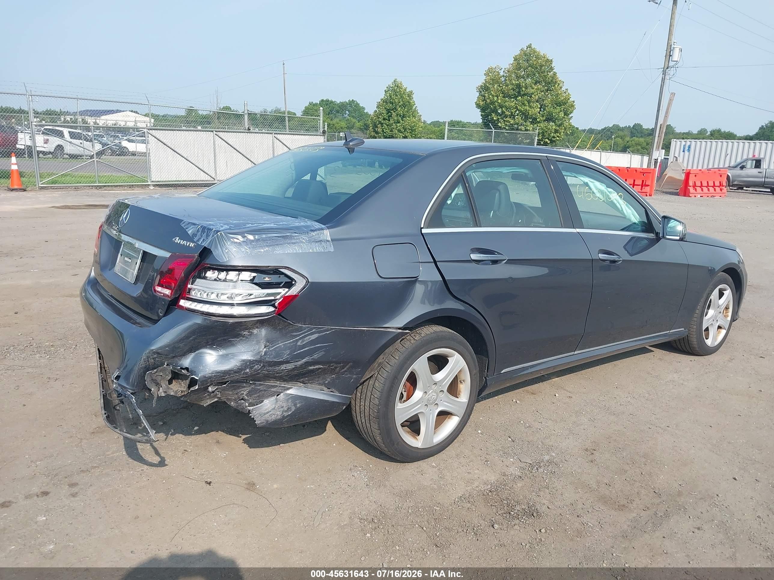 2014 Mercedes-benz E 350 4matic Gray vin: WDDHF8JB9EB058898