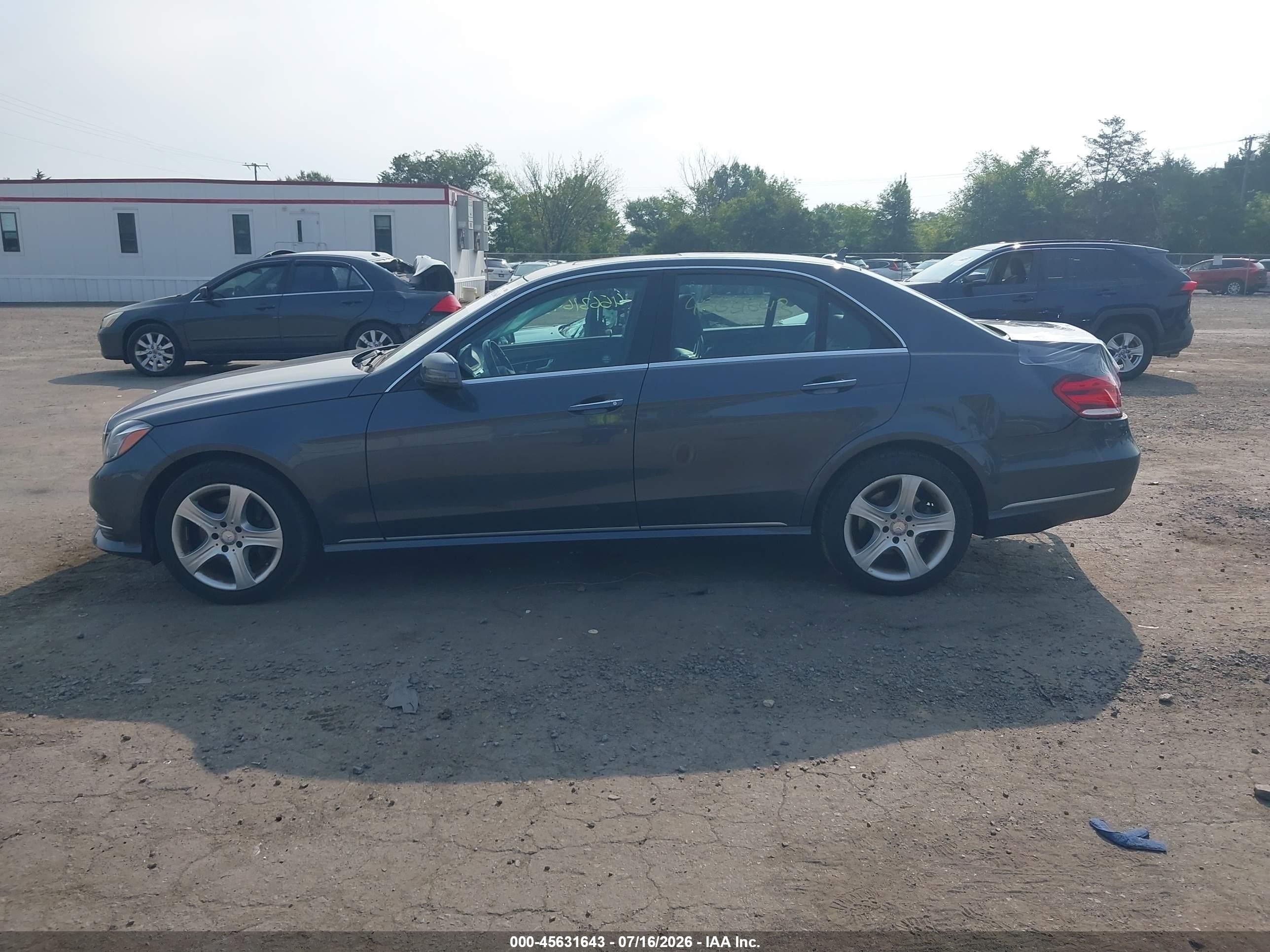 2014 Mercedes-benz E 350 4matic Gray vin: WDDHF8JB9EB058898