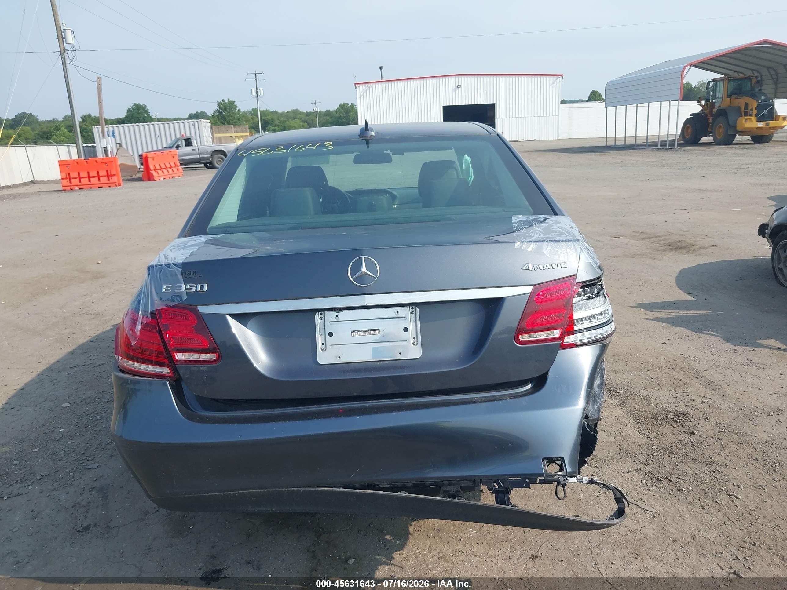2014 Mercedes-benz E 350 4matic Gray vin: WDDHF8JB9EB058898