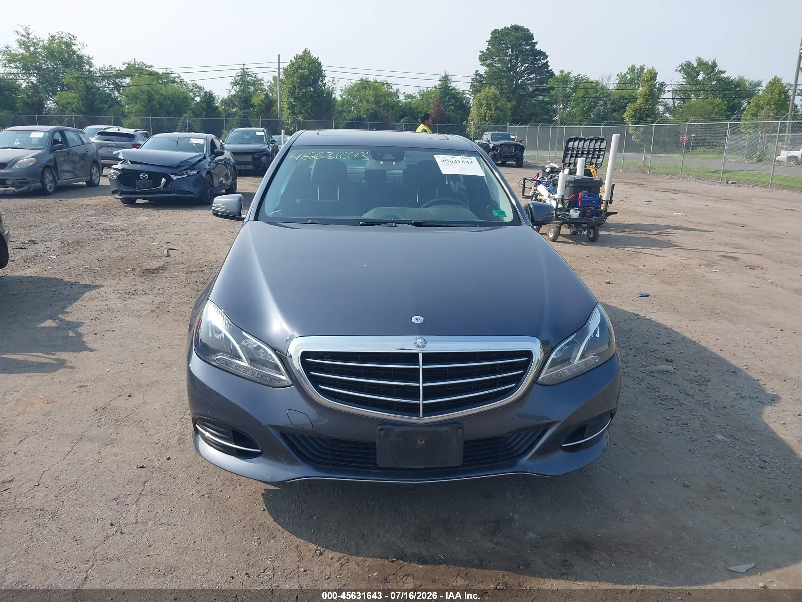 2014 Mercedes-benz E 350 4matic Gray vin: WDDHF8JB9EB058898