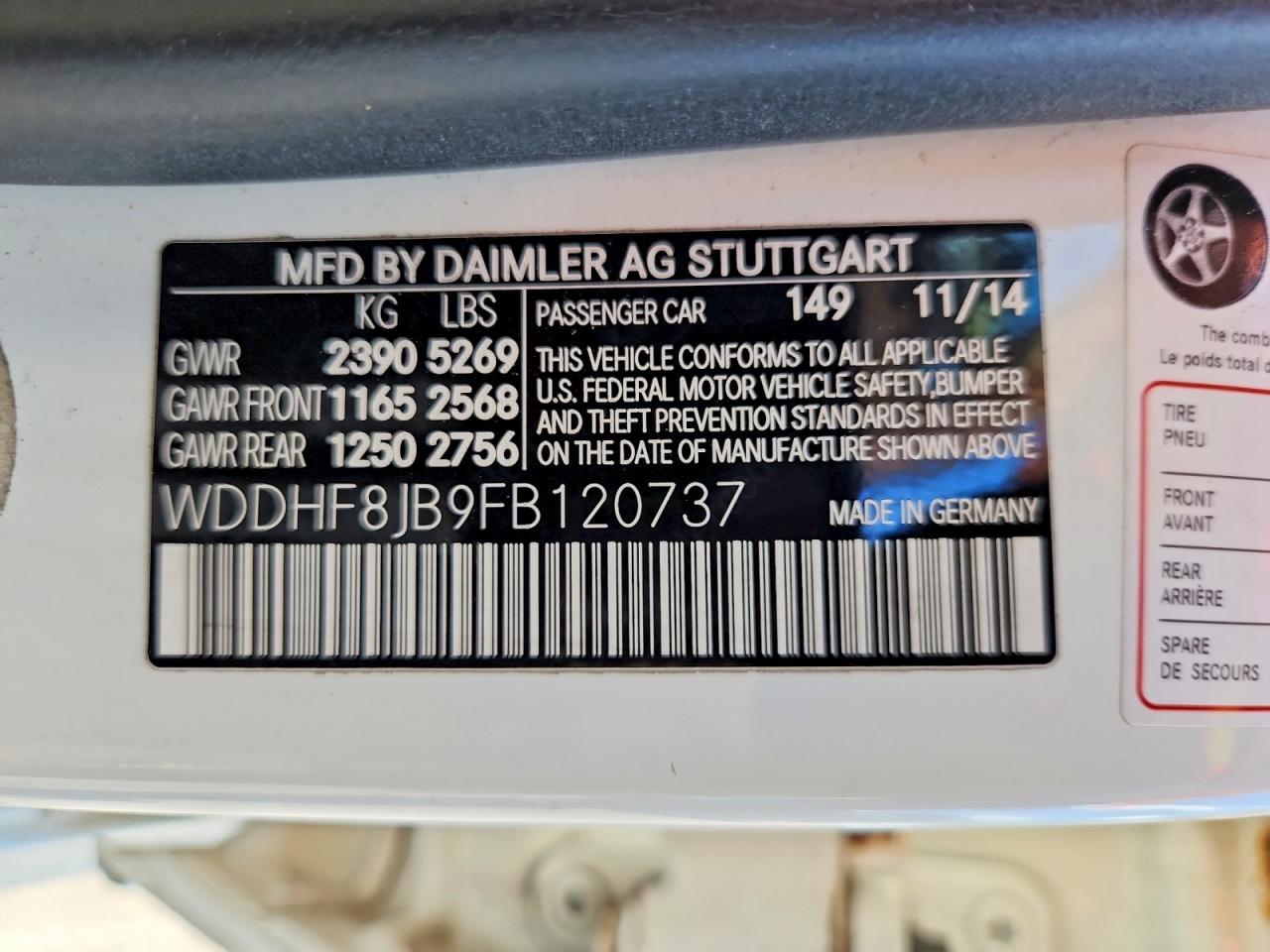 2015 Mercedes-benz E 350 4matic White vin: WDDHF8JB9FB120737