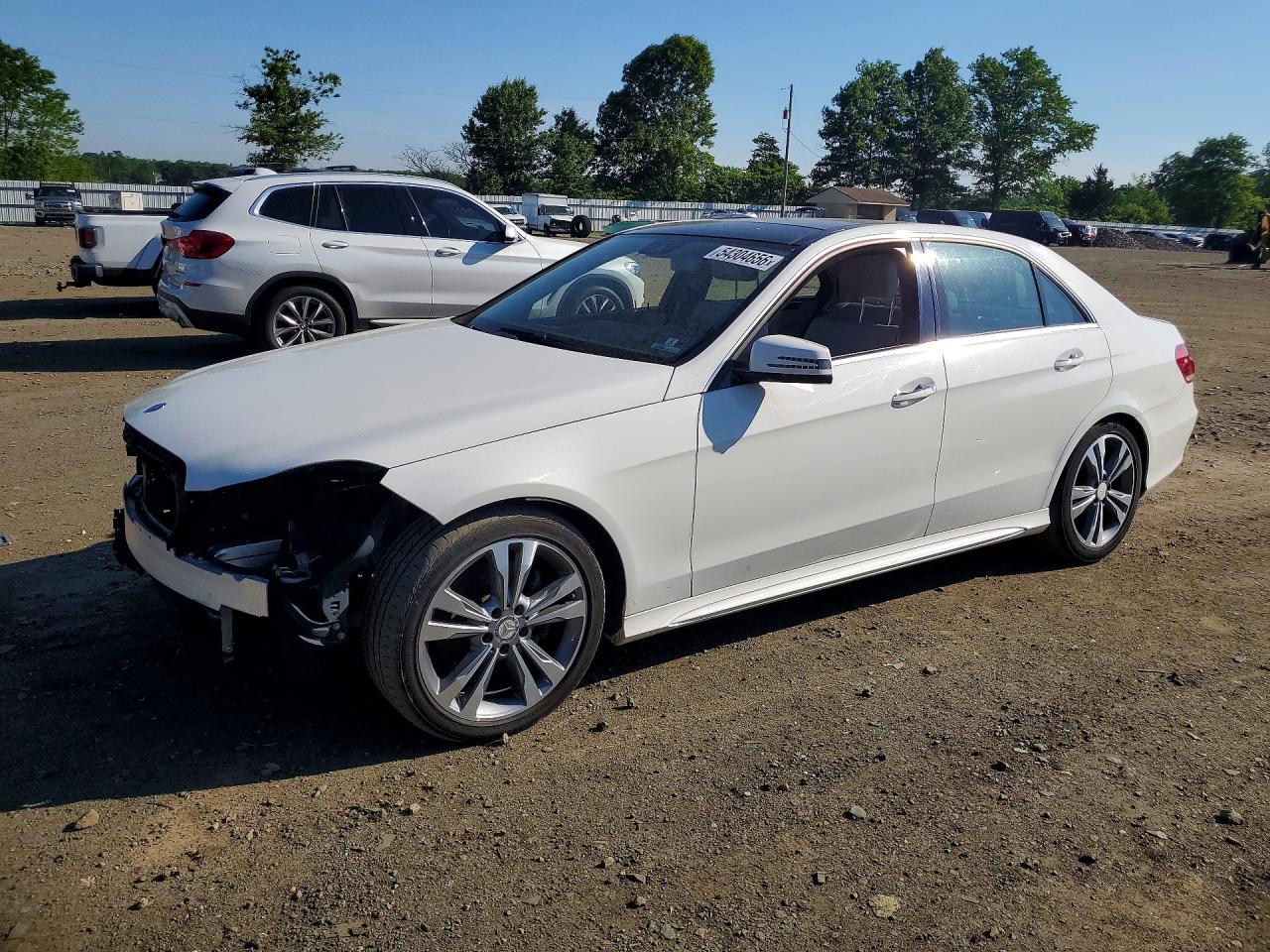 2015 Mercedes-benz E 350 4matic White vin: WDDHF8JB9FB161370
