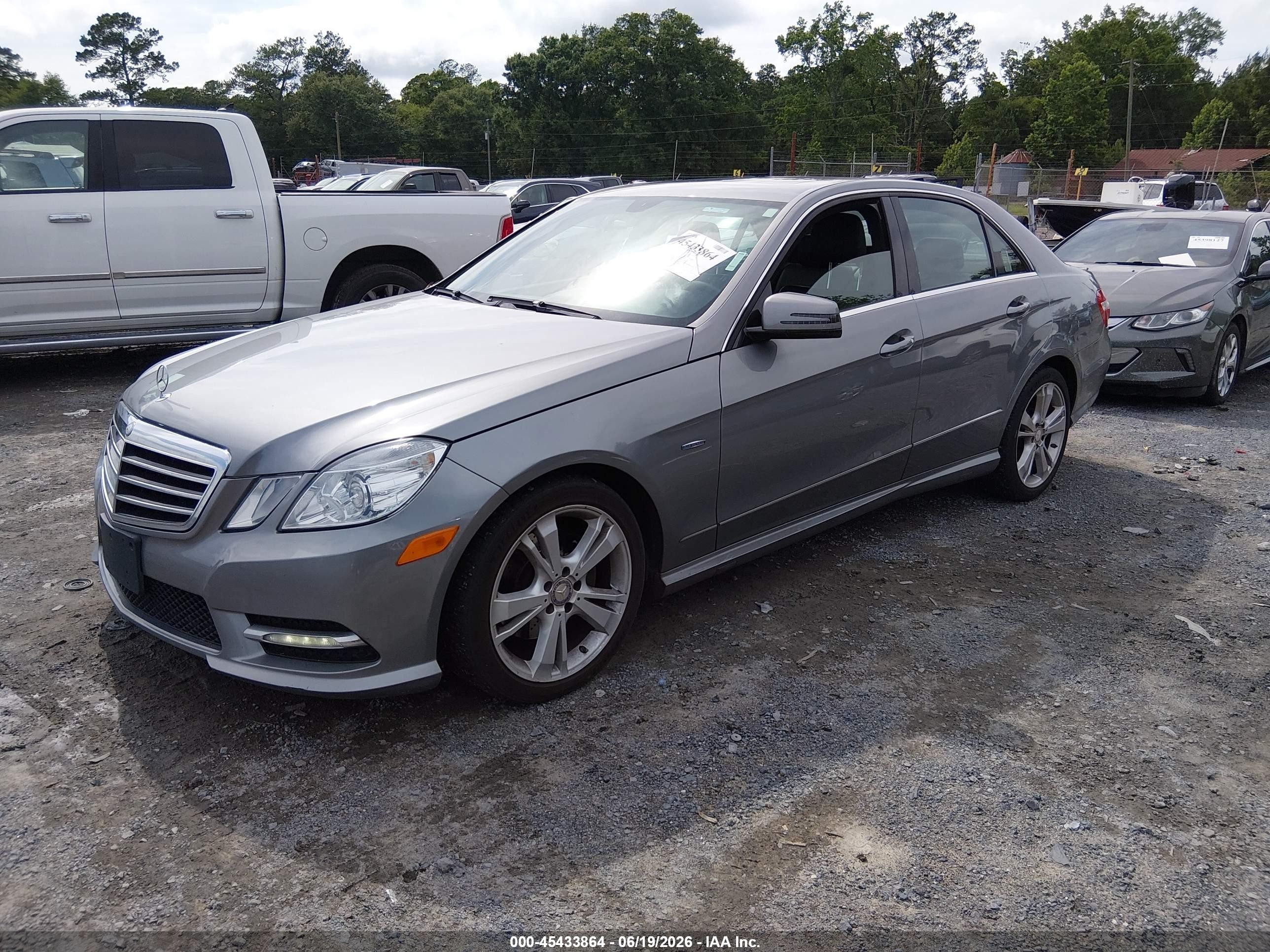2012 Mercedes-benz E 350 4matic Gray vin: WDDHF8JBXCA537947