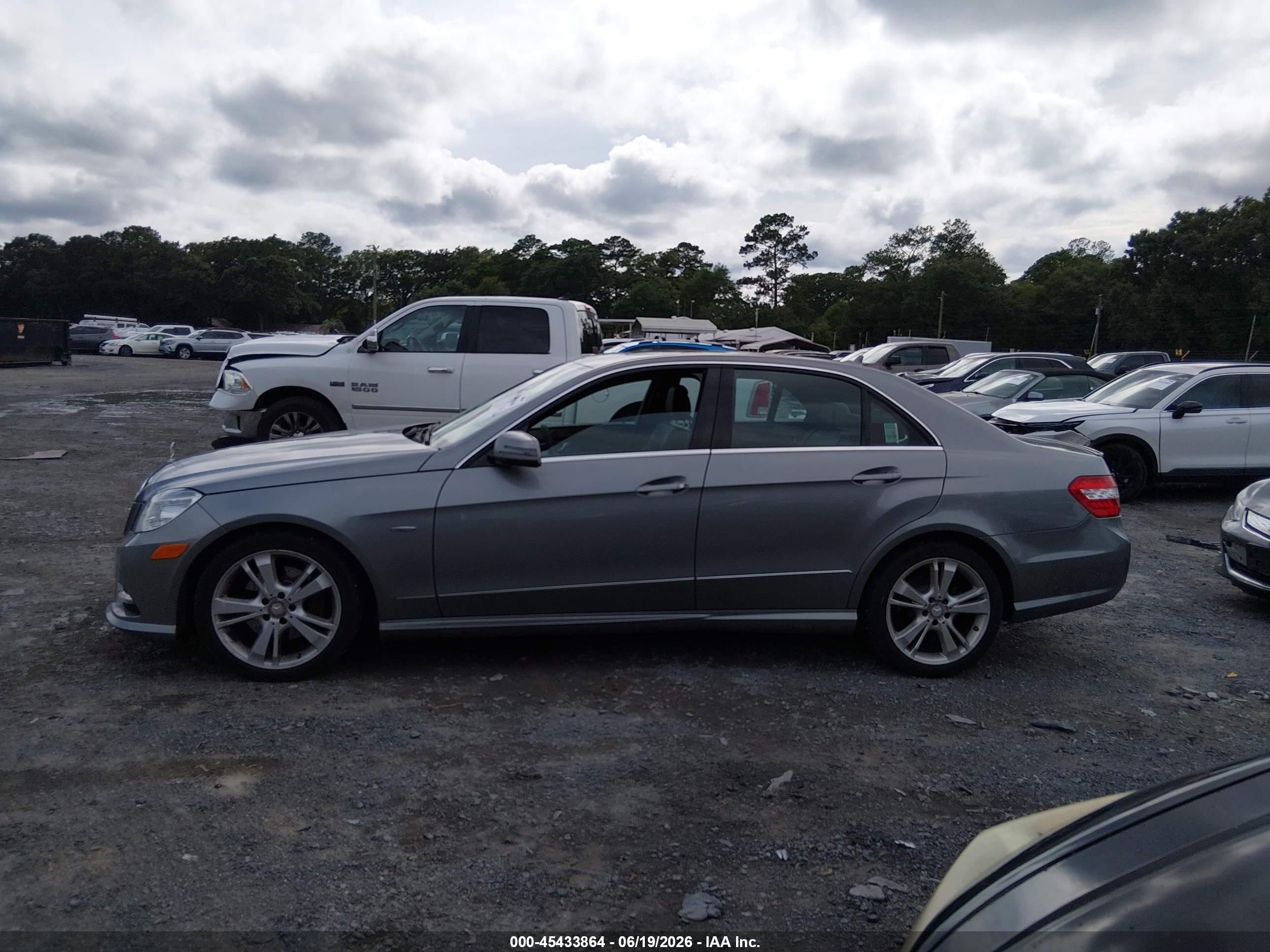2012 Mercedes-benz E 350 4matic Gray vin: WDDHF8JBXCA537947