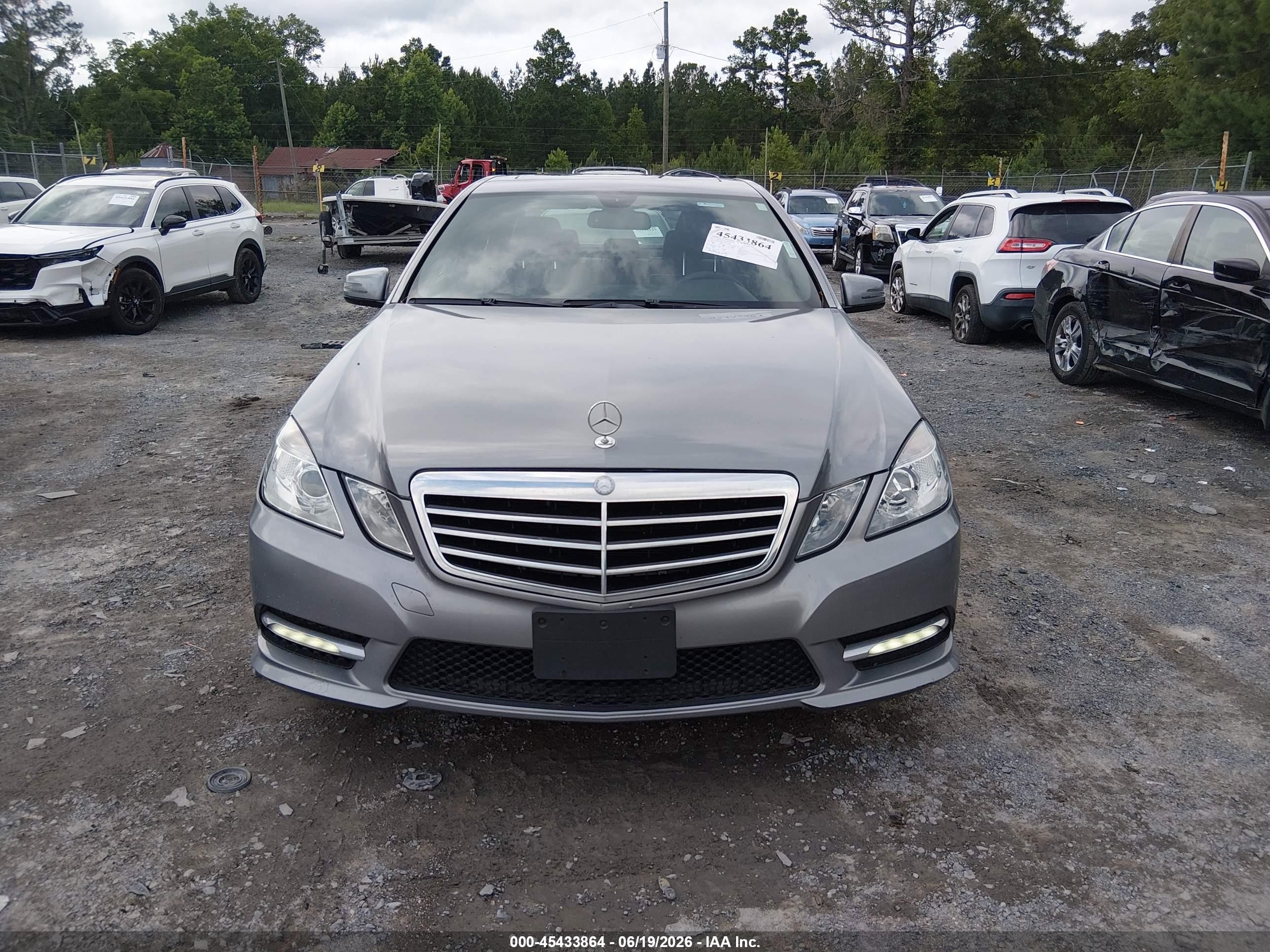 2012 Mercedes-benz E 350 4matic Gray vin: WDDHF8JBXCA537947