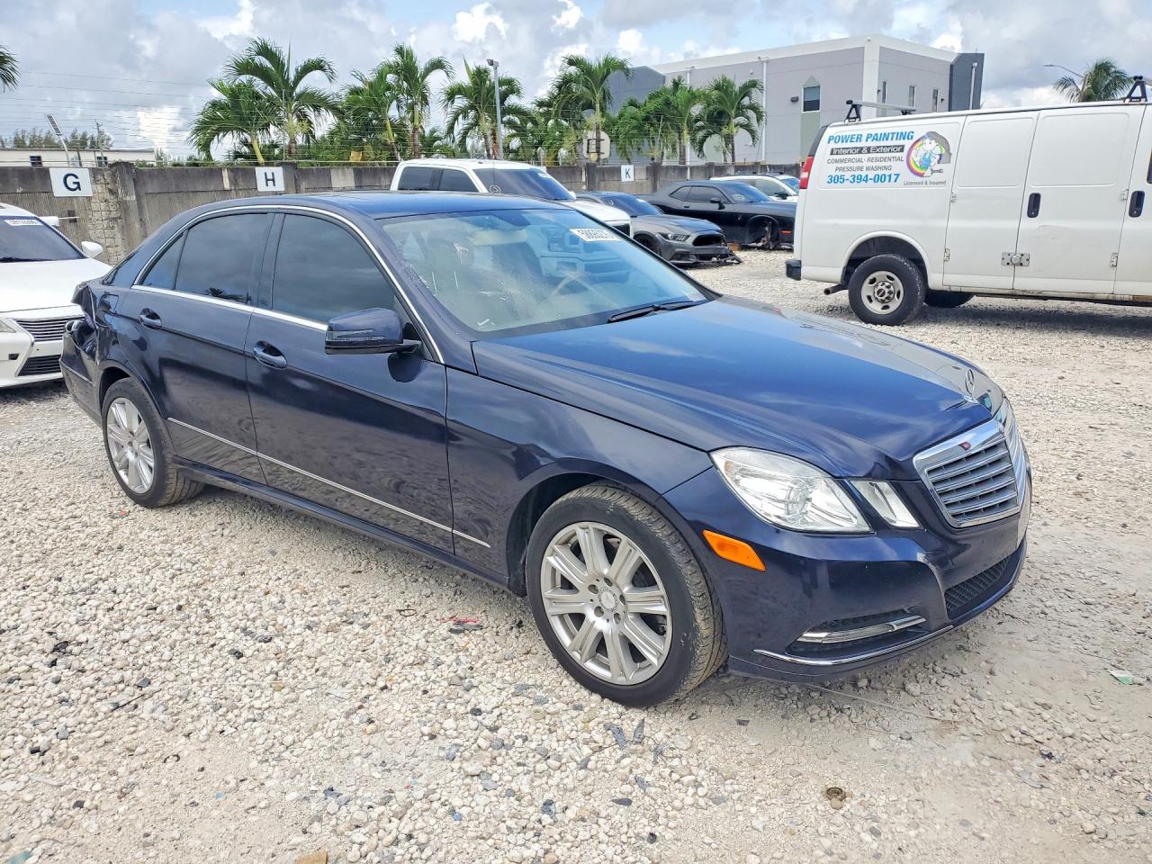 2012 Mercedes-benz E 350 4matic Blue vin: WDDHF8JBXCA552271