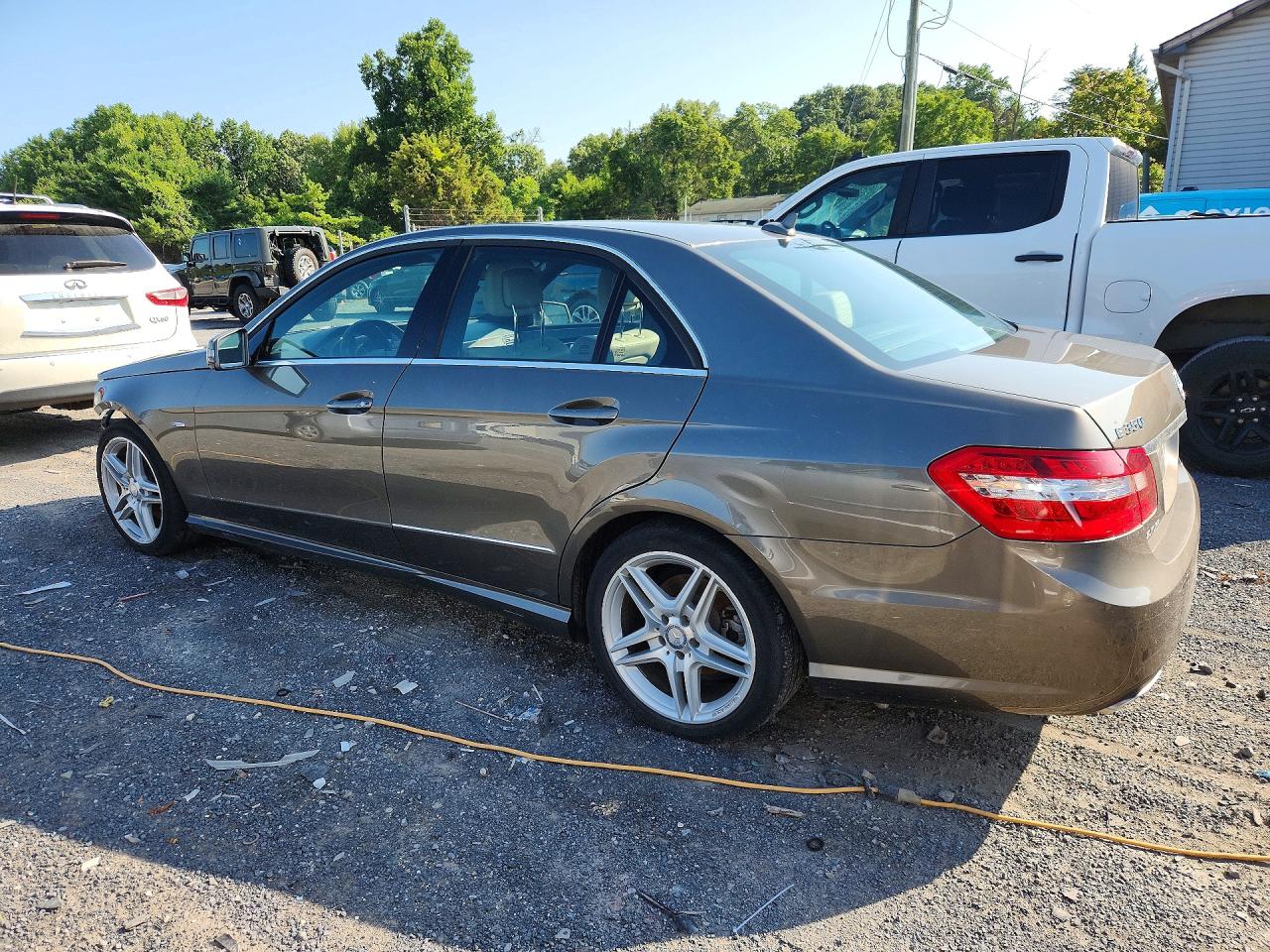2012 Mercedes-benz E 350 4matic Желто-коричневый vin: WDDHF8JBXCA567675