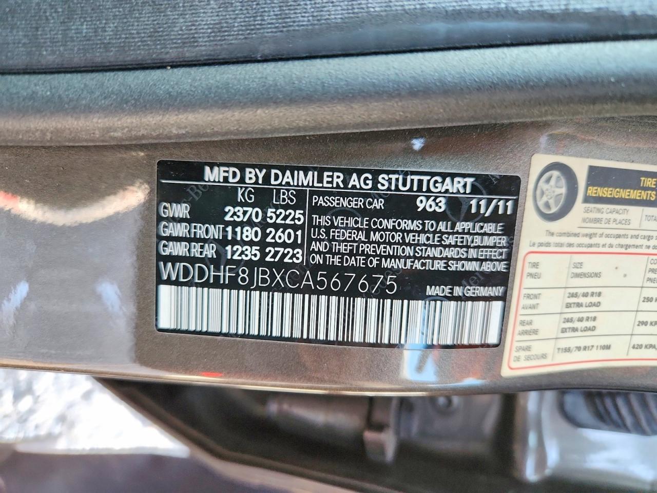 2012 Mercedes-benz E 350 4matic Желто-коричневый vin: WDDHF8JBXCA567675