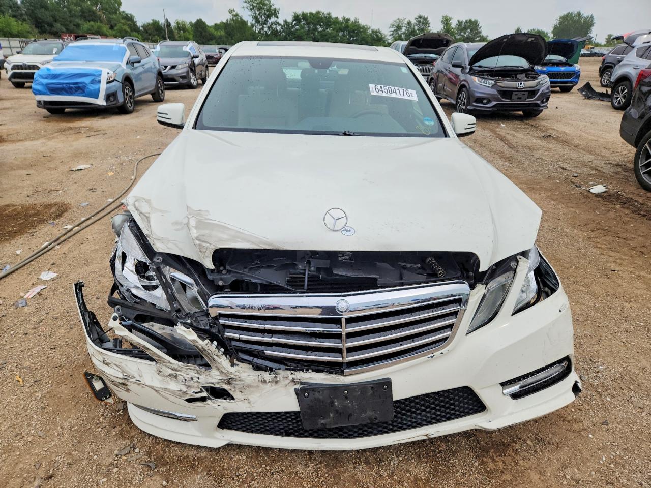 2012 Mercedes-benz E 350 4matic Белый vin: WDDHF8JBXCA597873