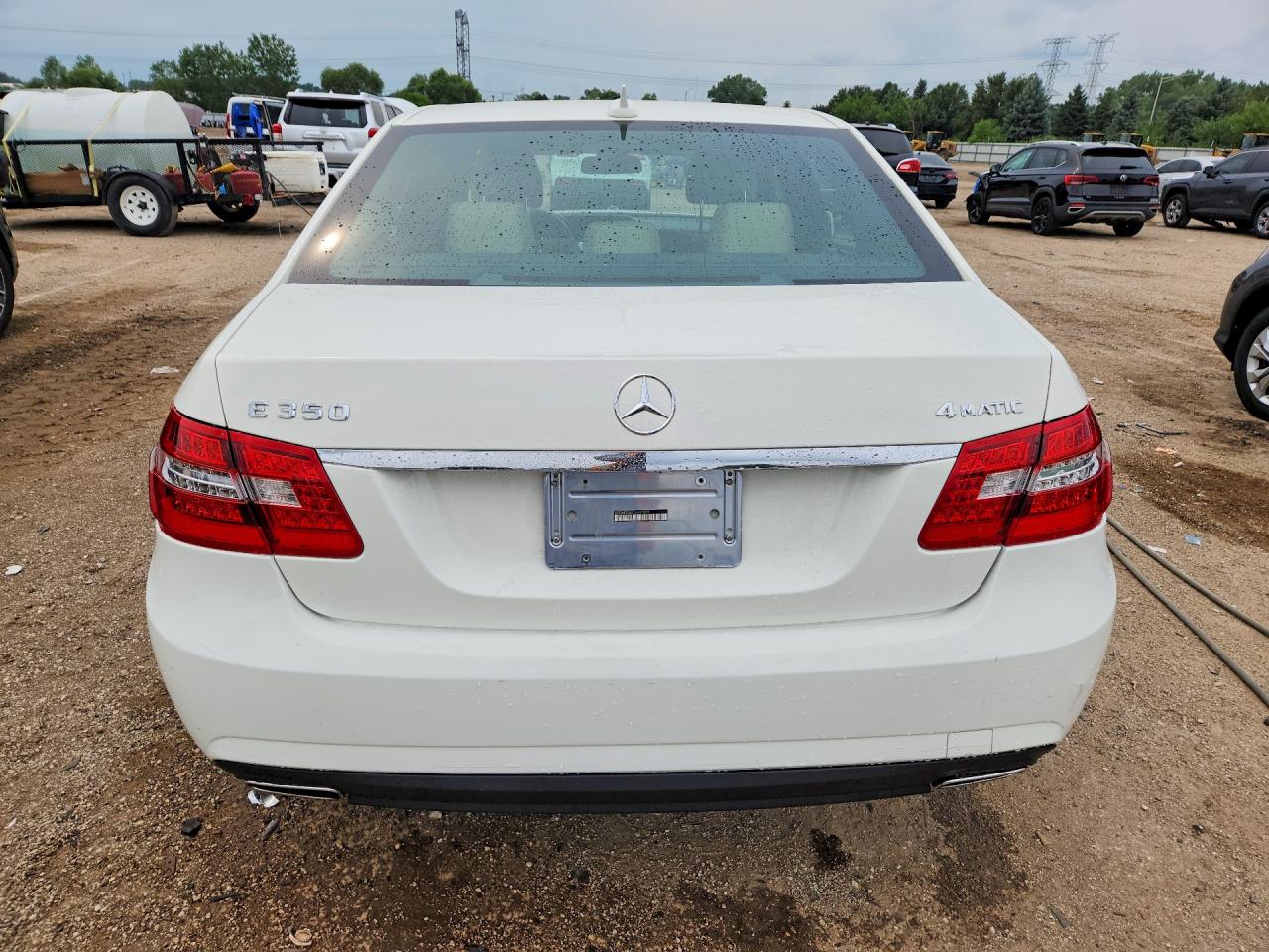 2012 Mercedes-benz E 350 4matic Белый vin: WDDHF8JBXCA597873