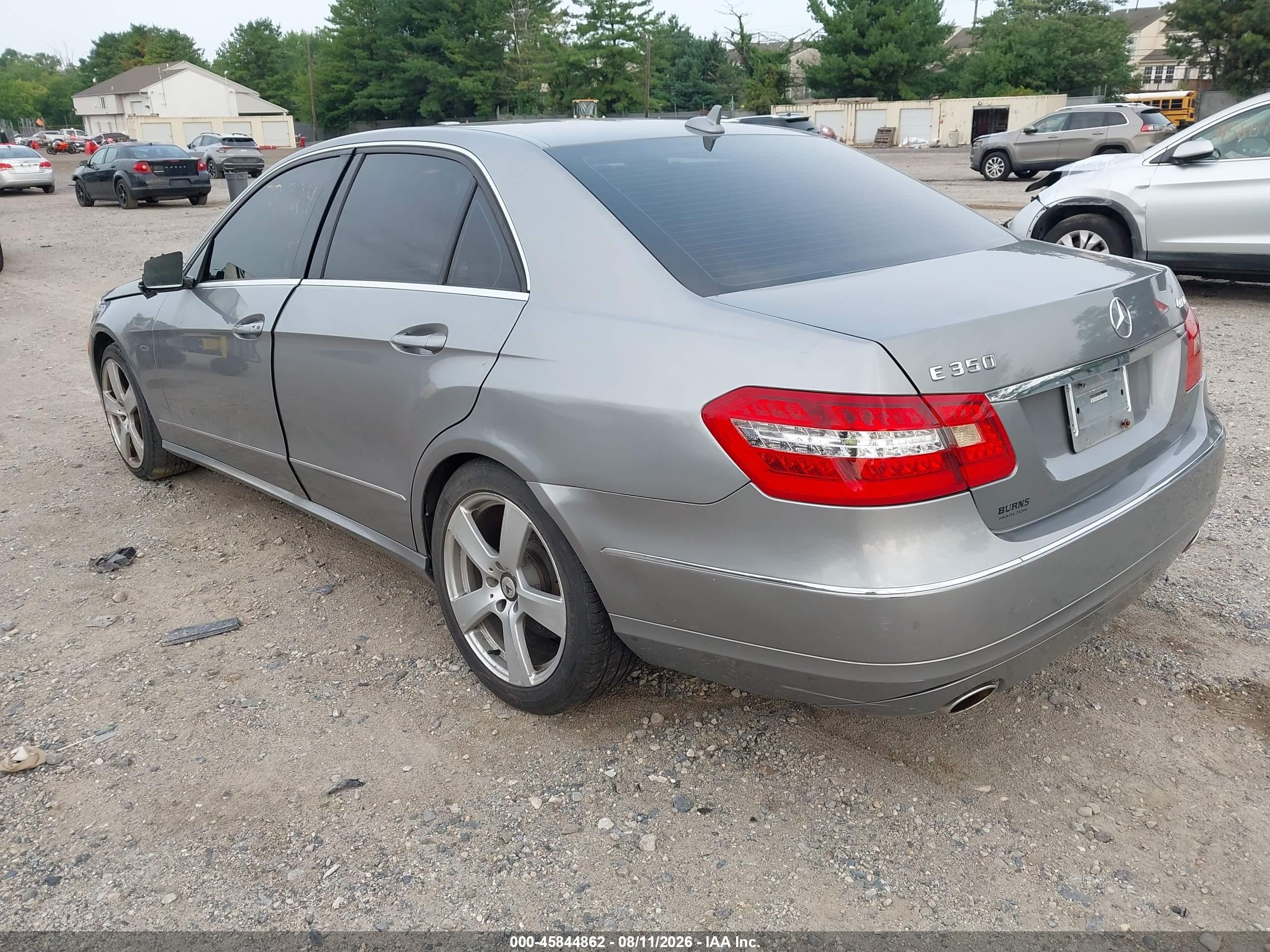 2012 Mercedes-benz E 350 4matic Gray vin: WDDHF8JBXCA610637