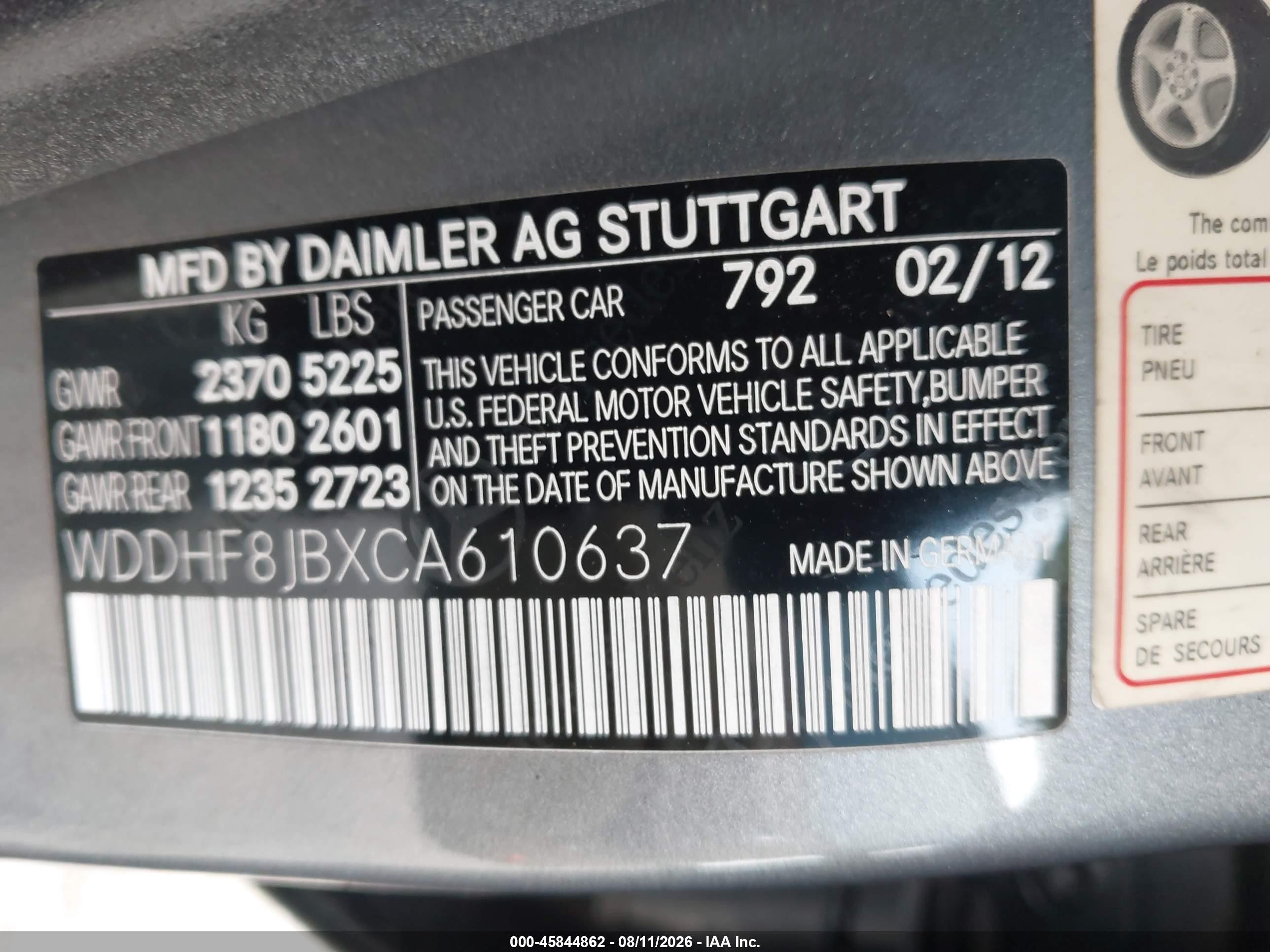 2012 Mercedes-benz E 350 4matic Gray vin: WDDHF8JBXCA610637