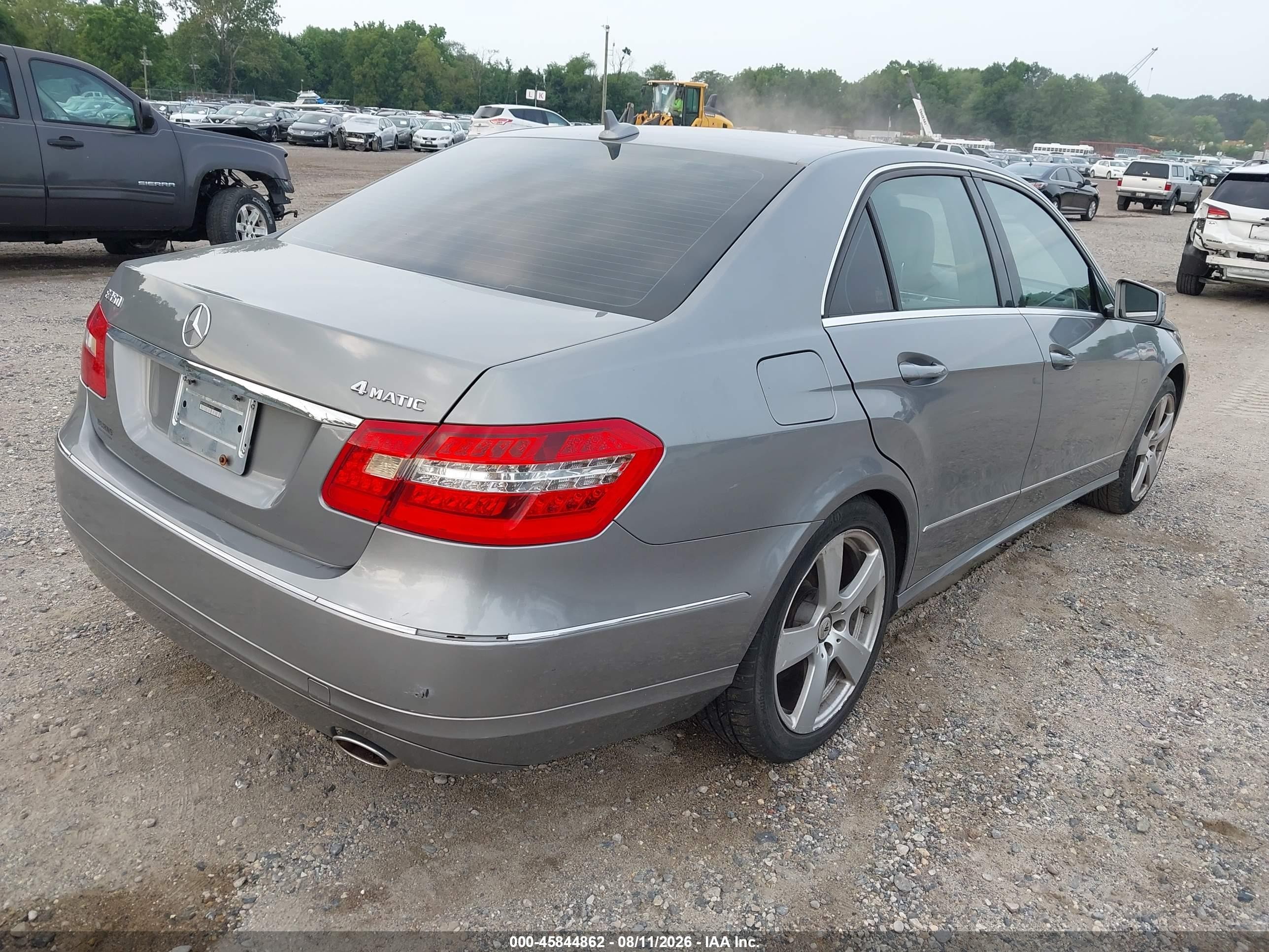 2012 Mercedes-benz E 350 4matic Gray vin: WDDHF8JBXCA610637