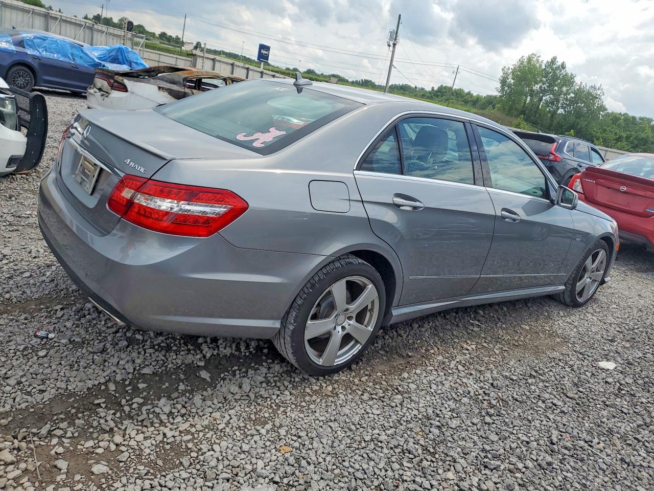 2012 Mercedes-benz E 350 4matic Silver vin: WDDHF8JBXCA618401