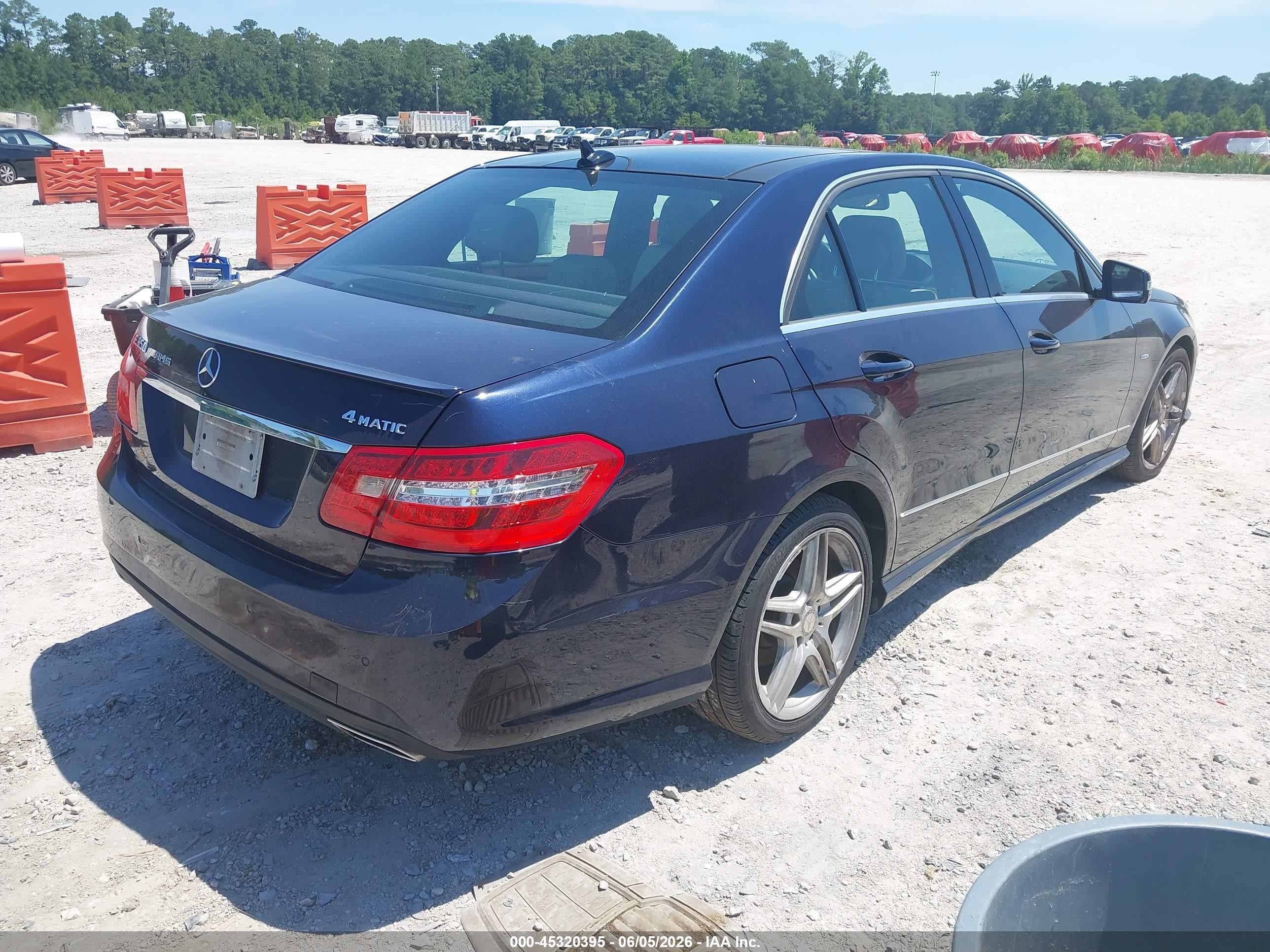 2012 Mercedes-benz E 350 4matic Dark Blue vin: WDDHF8JBXCA648532