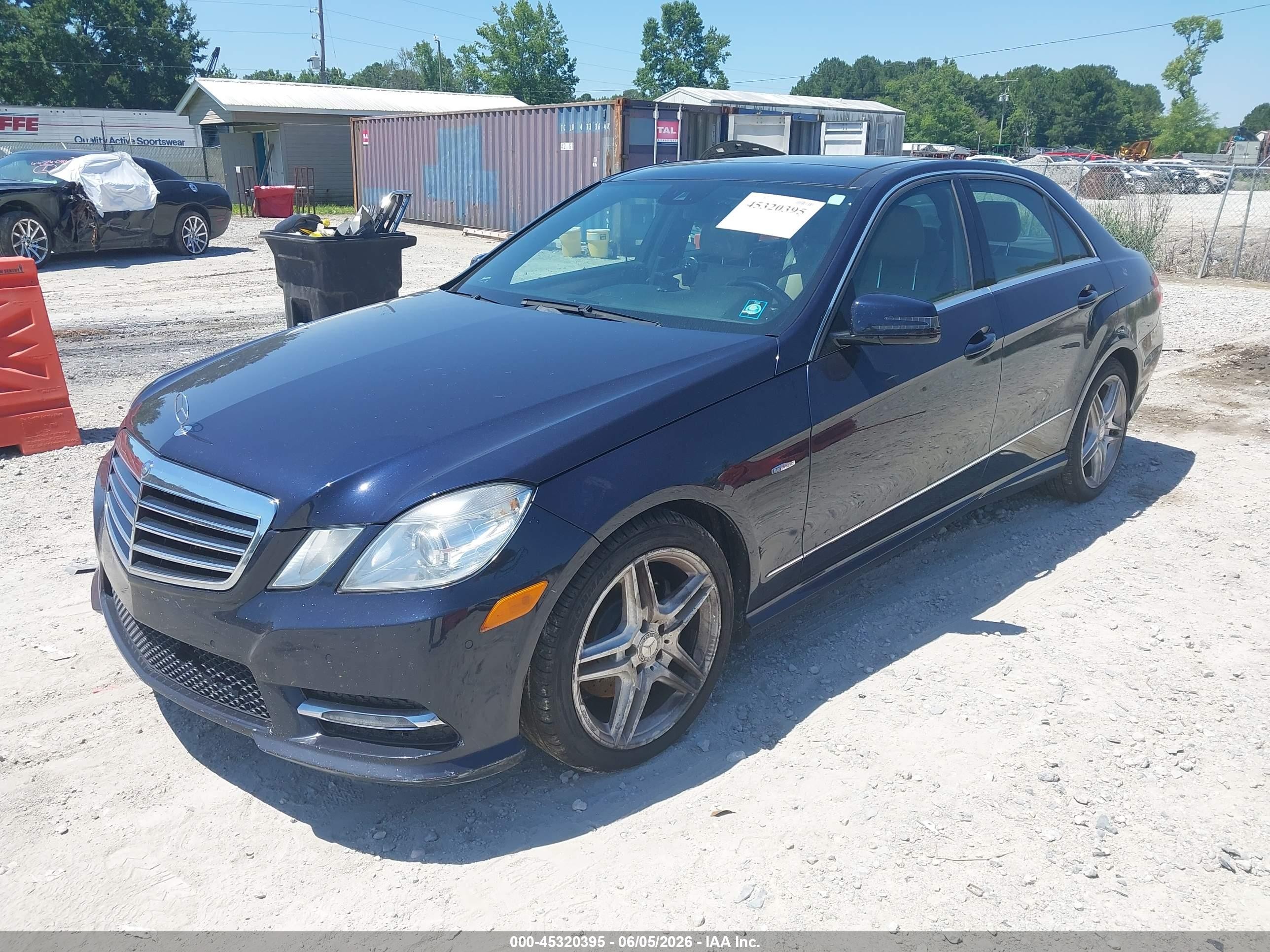 2012 Mercedes-benz E 350 4matic Dark Blue vin: WDDHF8JBXCA648532