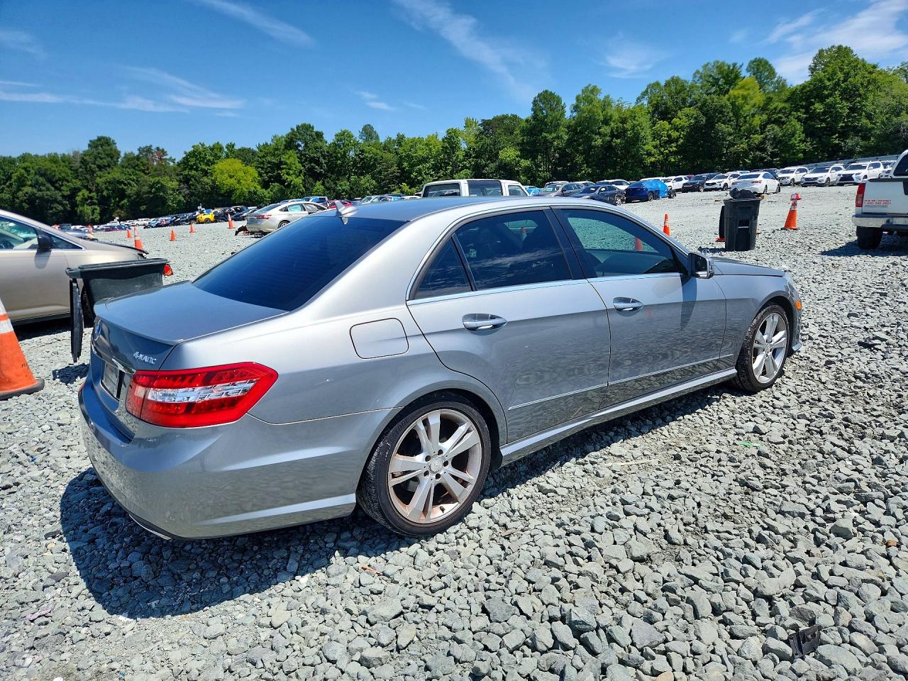 2013 Mercedes-benz E 350 4matic Silver vin: WDDHF8JBXDA663517