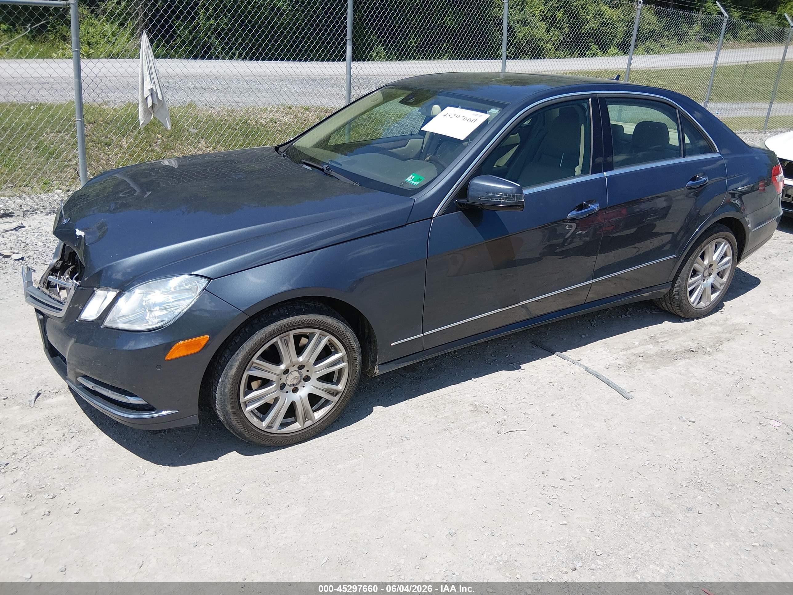 2013 Mercedes-benz E 350 4matic Синий vin: WDDHF8JBXDA713669