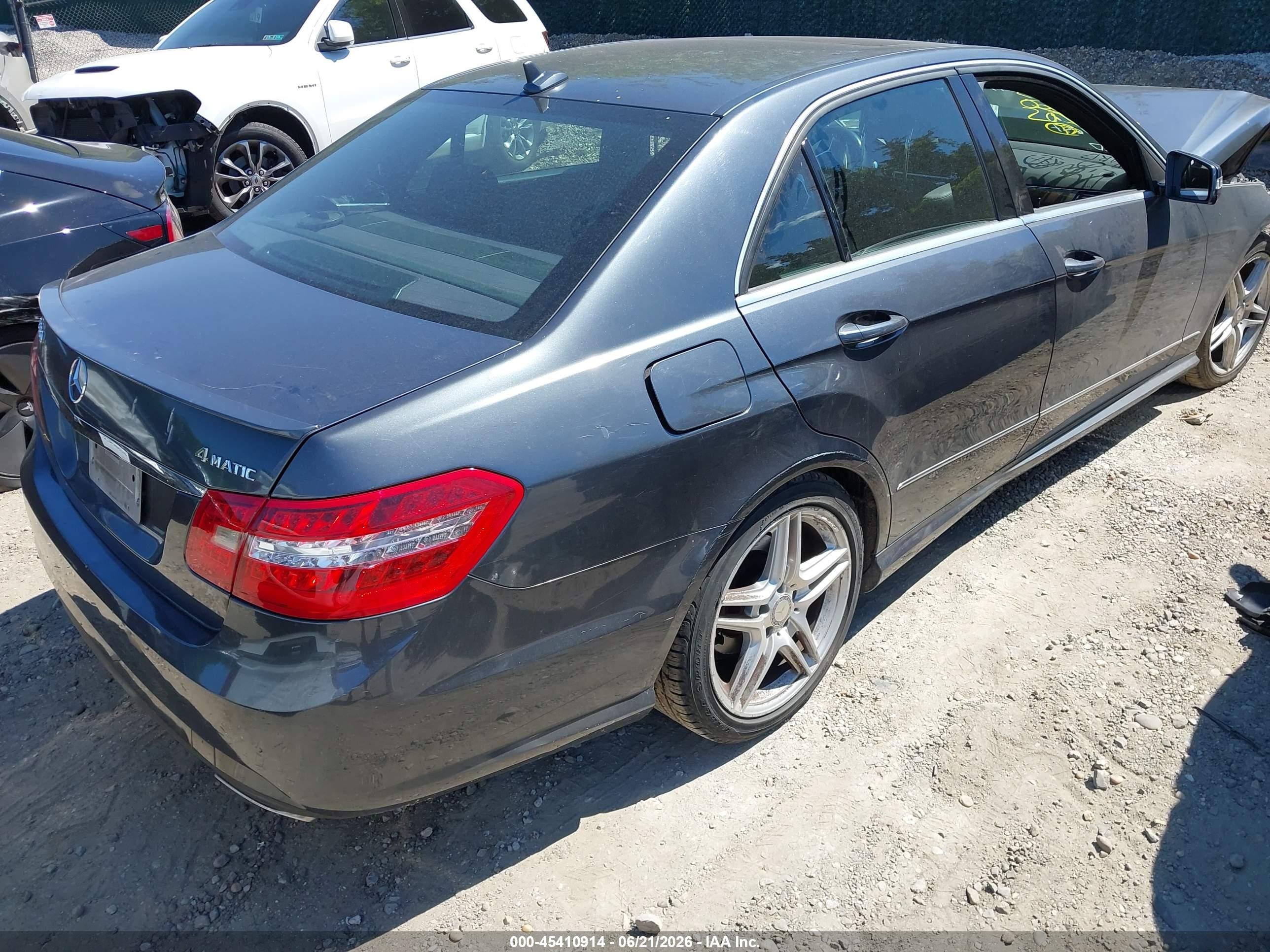 2013 Mercedes-benz E 350 4matic Gray vin: WDDHF8JBXDA730424