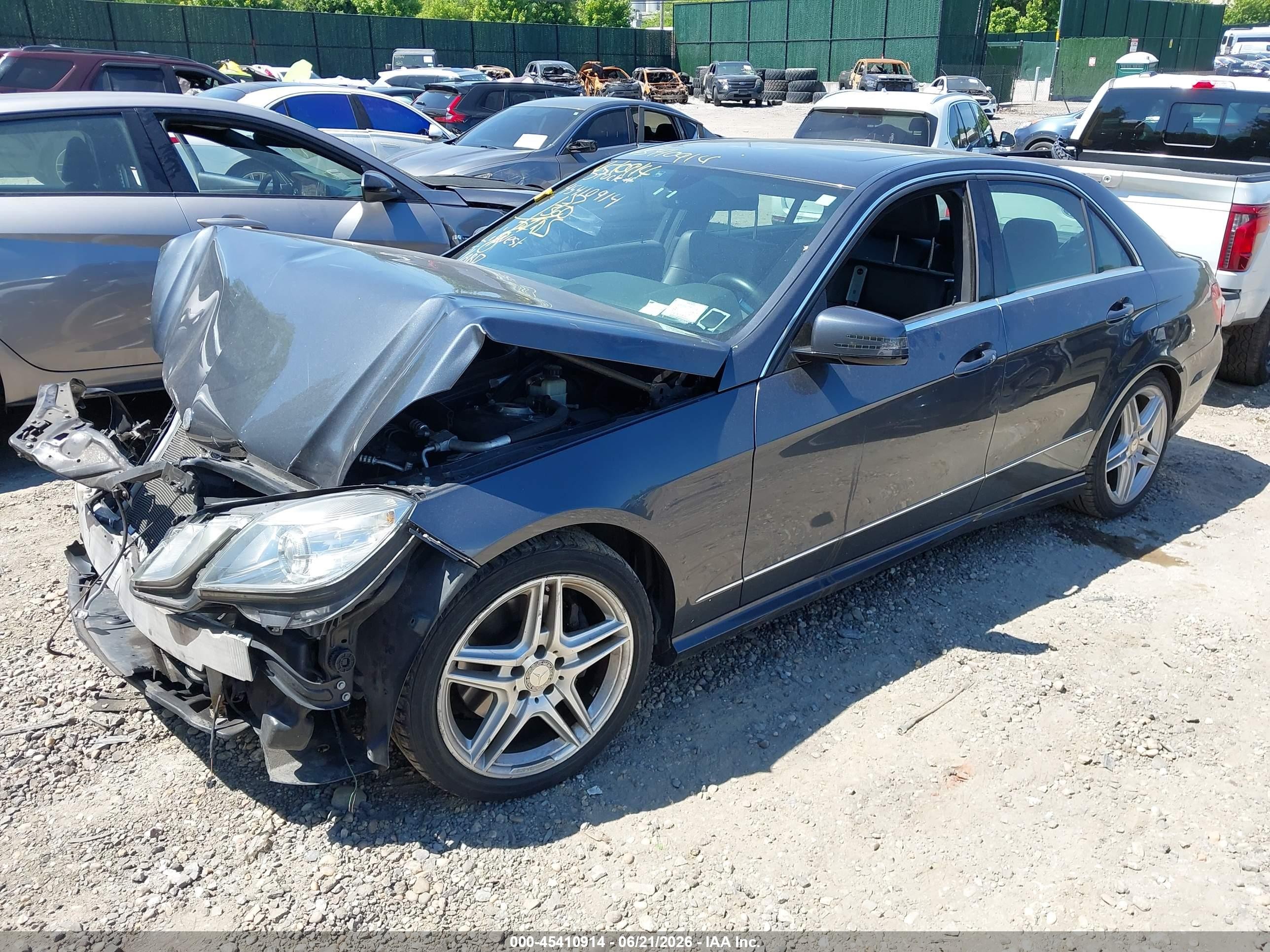 2013 Mercedes-benz E 350 4matic Gray vin: WDDHF8JBXDA730424