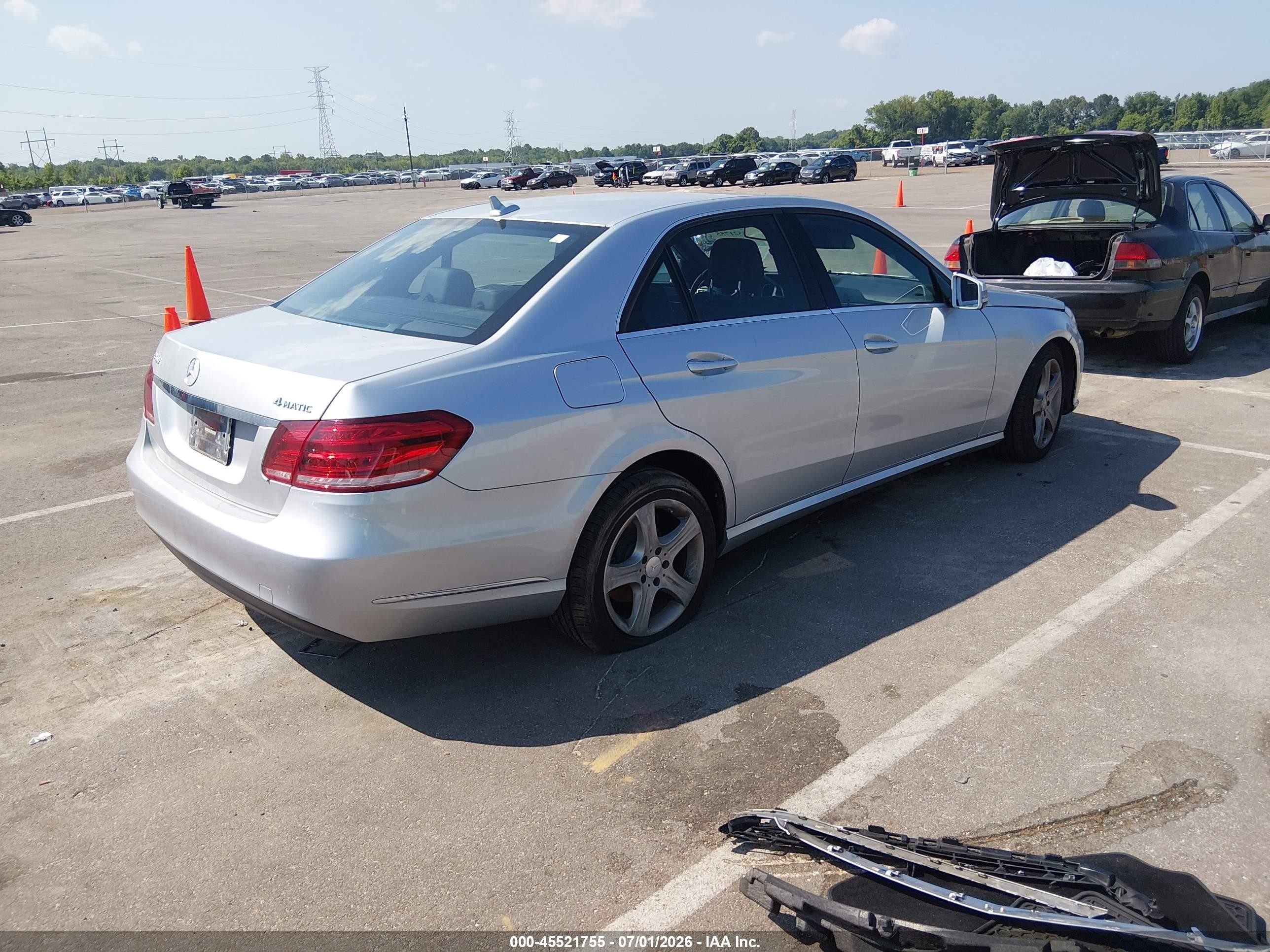 2014 Mercedes-benz E 350 4matic Gray vin: WDDHF8JBXEA817578