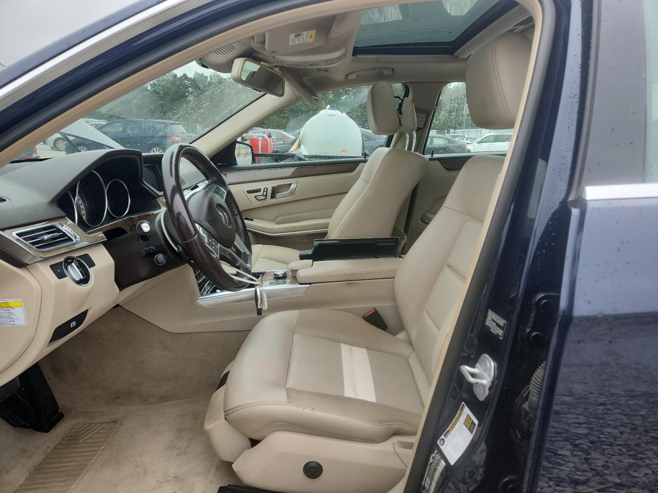 2014 Mercedes-benz E 350 4matic Blue vin: WDDHF8JBXEA859328