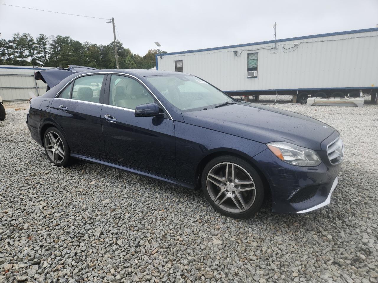 2014 Mercedes-benz E 350 4matic Blue vin: WDDHF8JBXEA859328