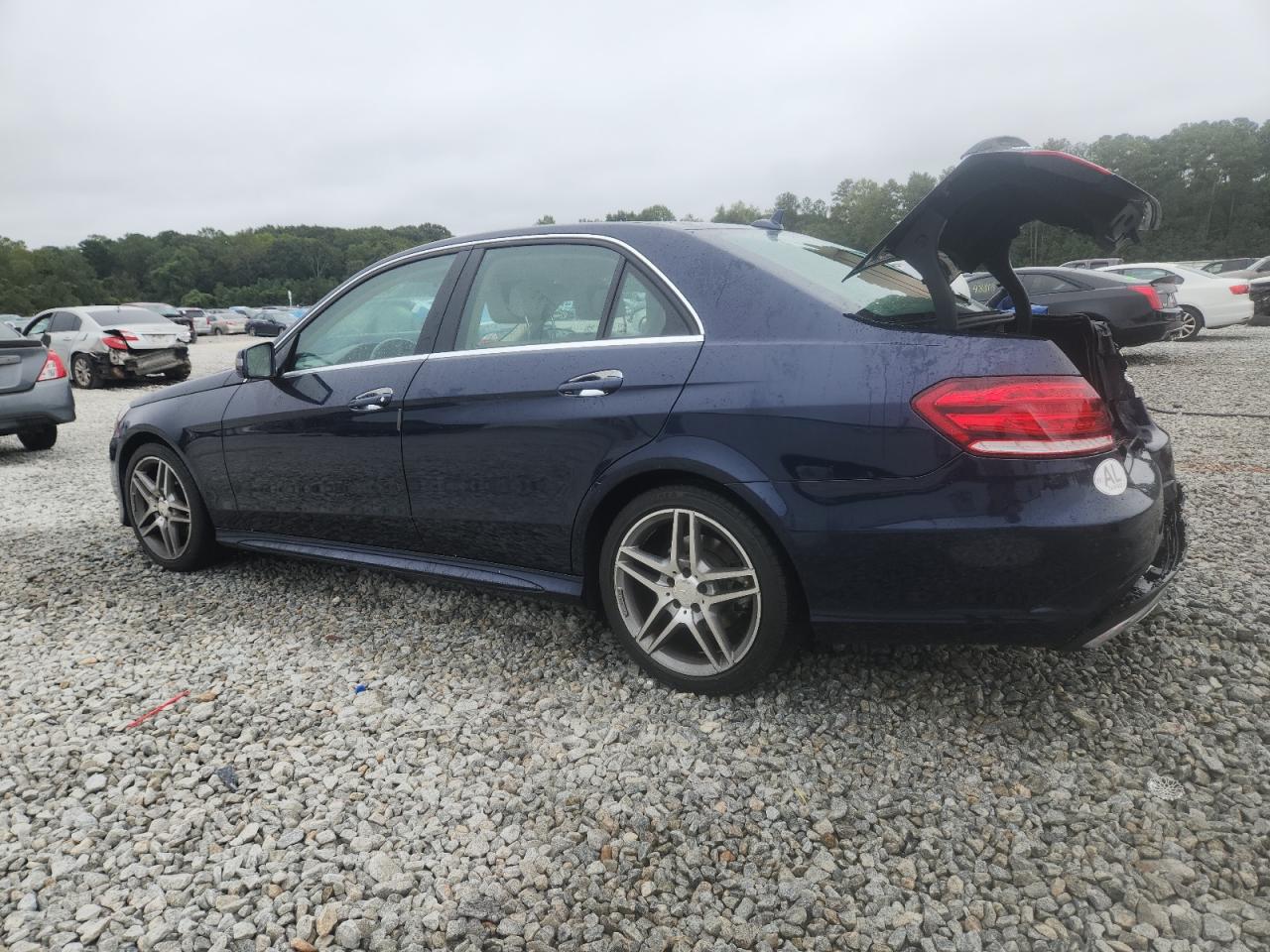 2014 Mercedes-benz E 350 4matic Blue vin: WDDHF8JBXEA859328