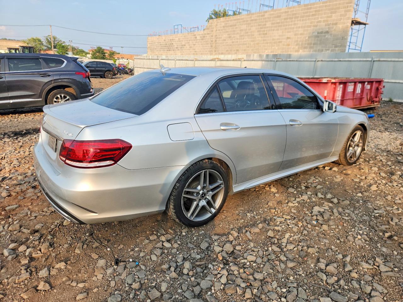 2014 Mercedes-benz E 350 4matic Silver vin: WDDHF8JBXEA913064