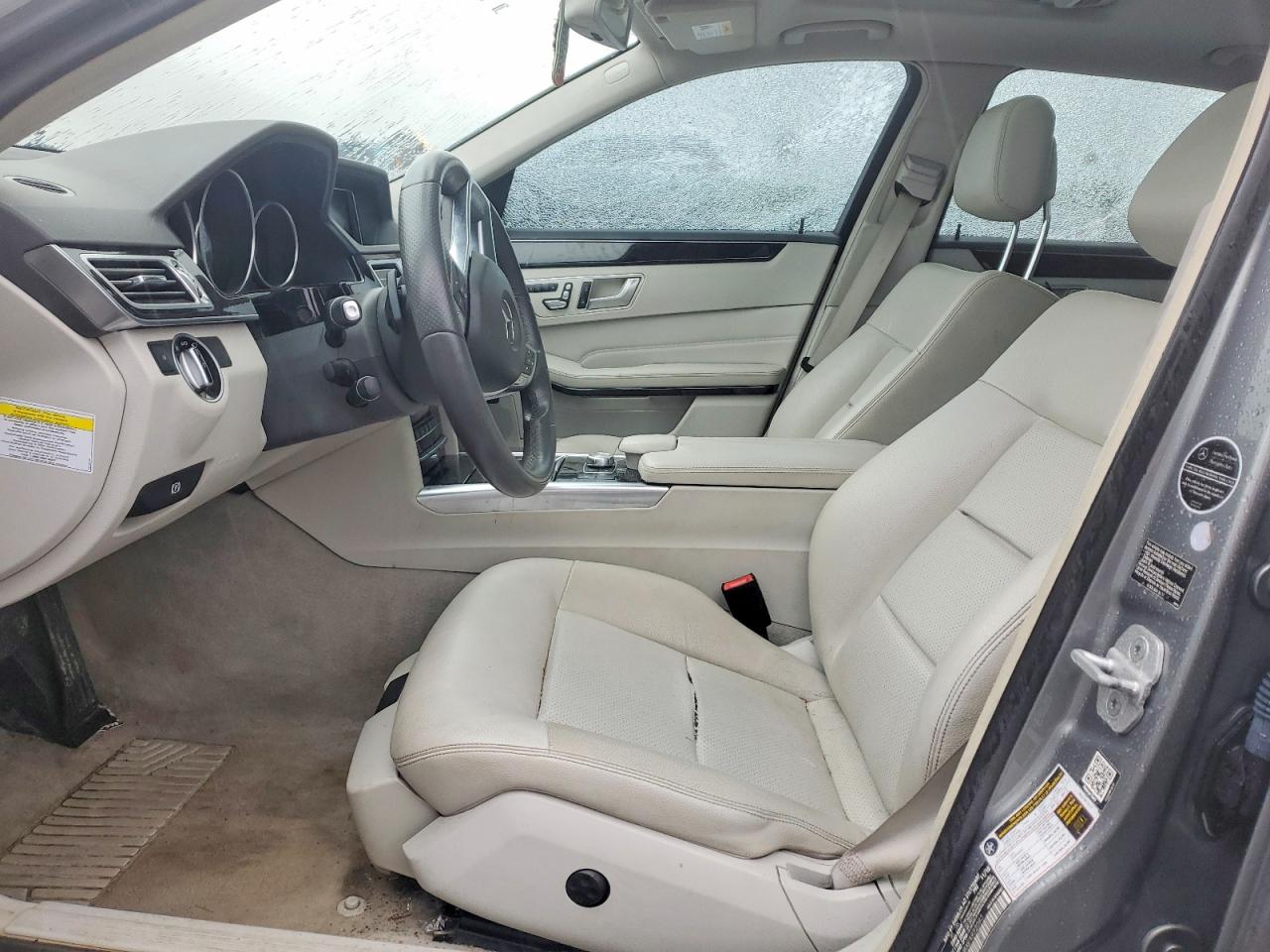 2014 Mercedes-benz E 350 4matic Silver vin: WDDHF8JBXEA932083