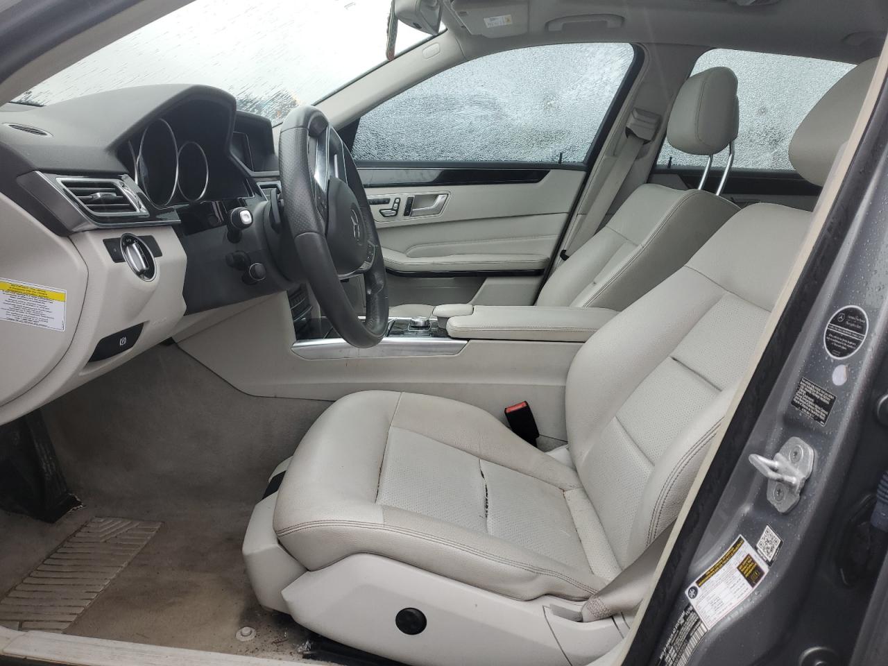 2014 Mercedes-benz E 350 4matic Silver vin: WDDHF8JBXEA932083 Damage: Left Front Seat, Torn, > 12 Inches