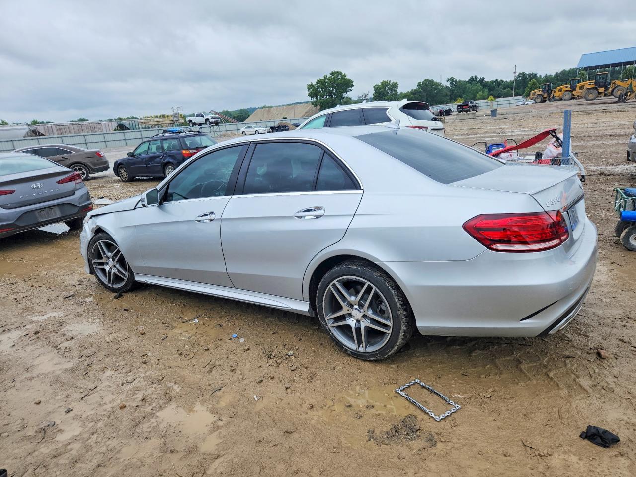 2014 Mercedes-benz E 350 4matic Silver vin: WDDHF8JBXEA985107