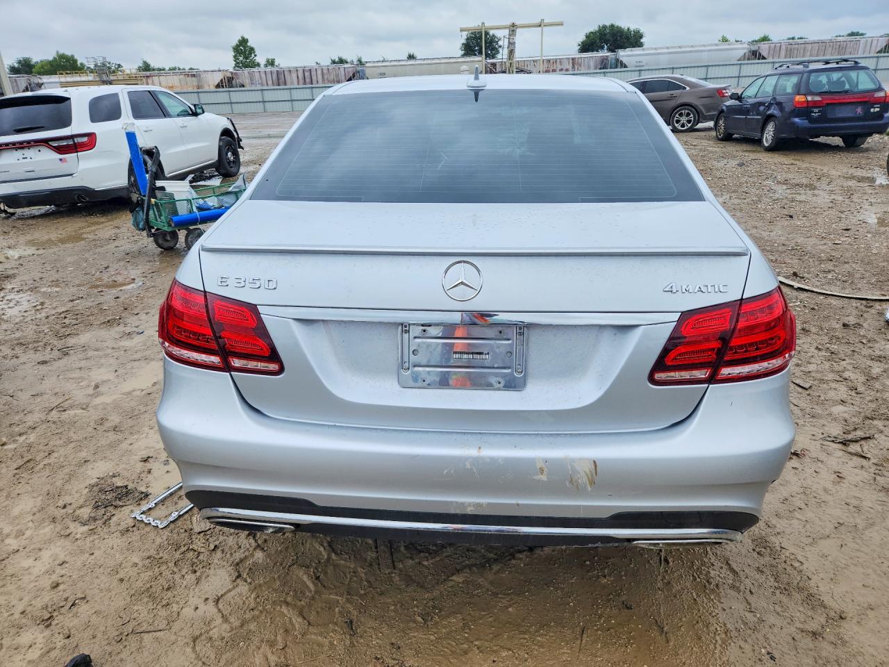 2014 Mercedes-benz E 350 4matic Silver vin: WDDHF8JBXEA985107