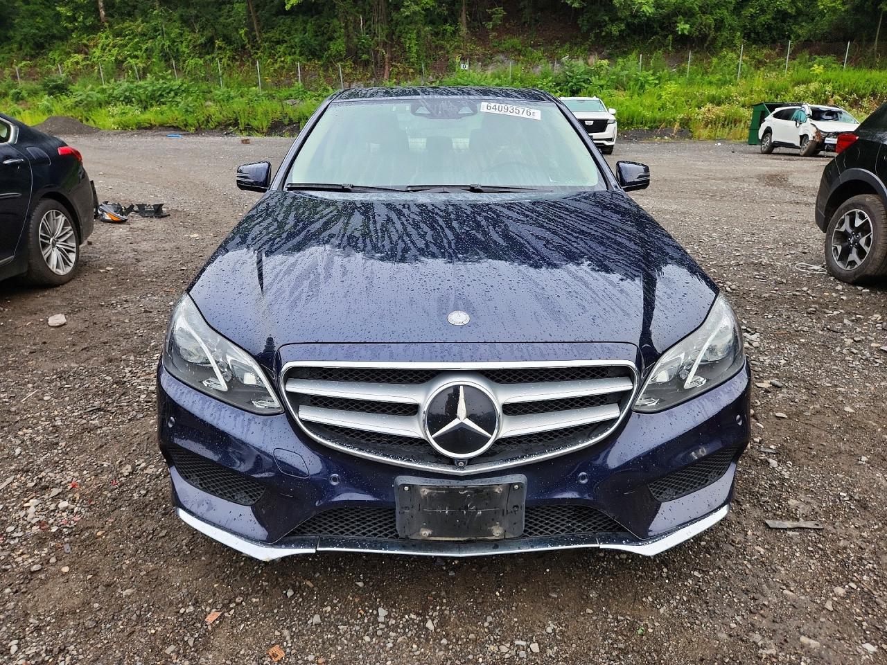 2014 Mercedes-benz E 350 4matic Blue vin: WDDHF8JBXEA985754
