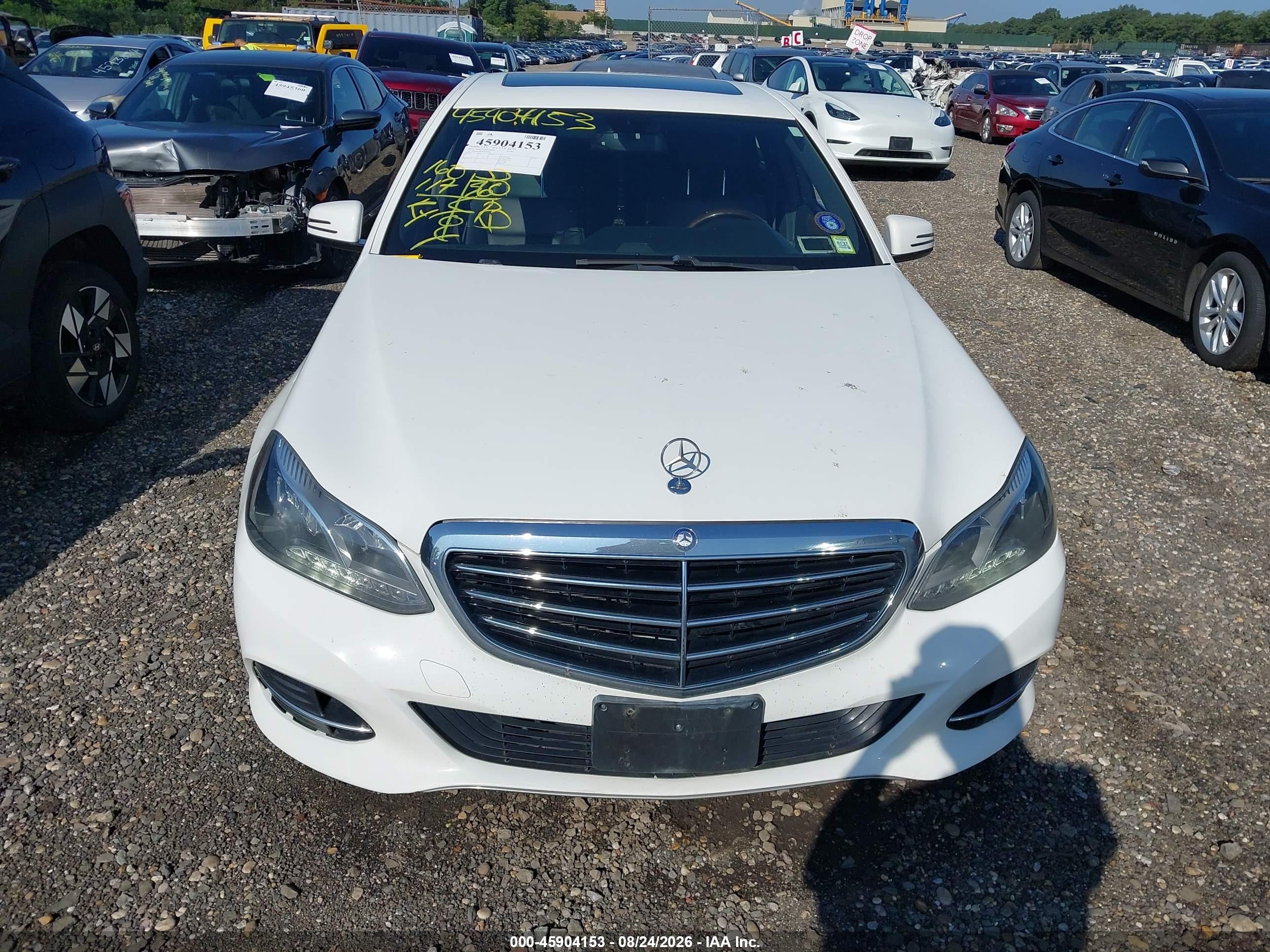 2014 Mercedes-benz E 350 4matic White vin: WDDHF8JBXEA991683