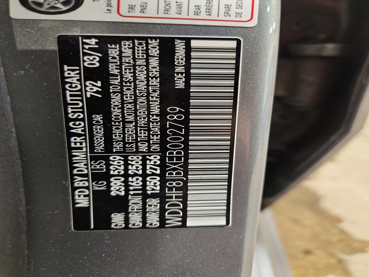 2014 Mercedes-benz E 350 4matic Gray vin: WDDHF8JBXEB002789