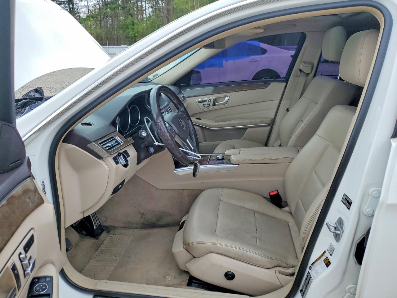 2014 Mercedes-benz E 350 4matic White vin: WDDHF8JBXEB046906