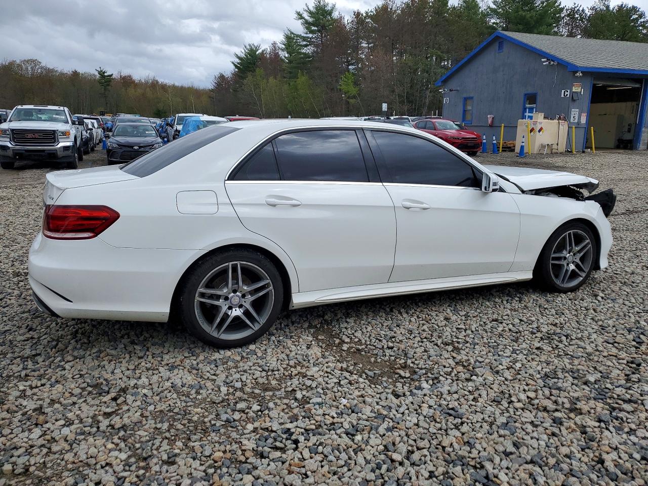 2014 Mercedes-benz E 350 4matic White vin: WDDHF8JBXEB046906