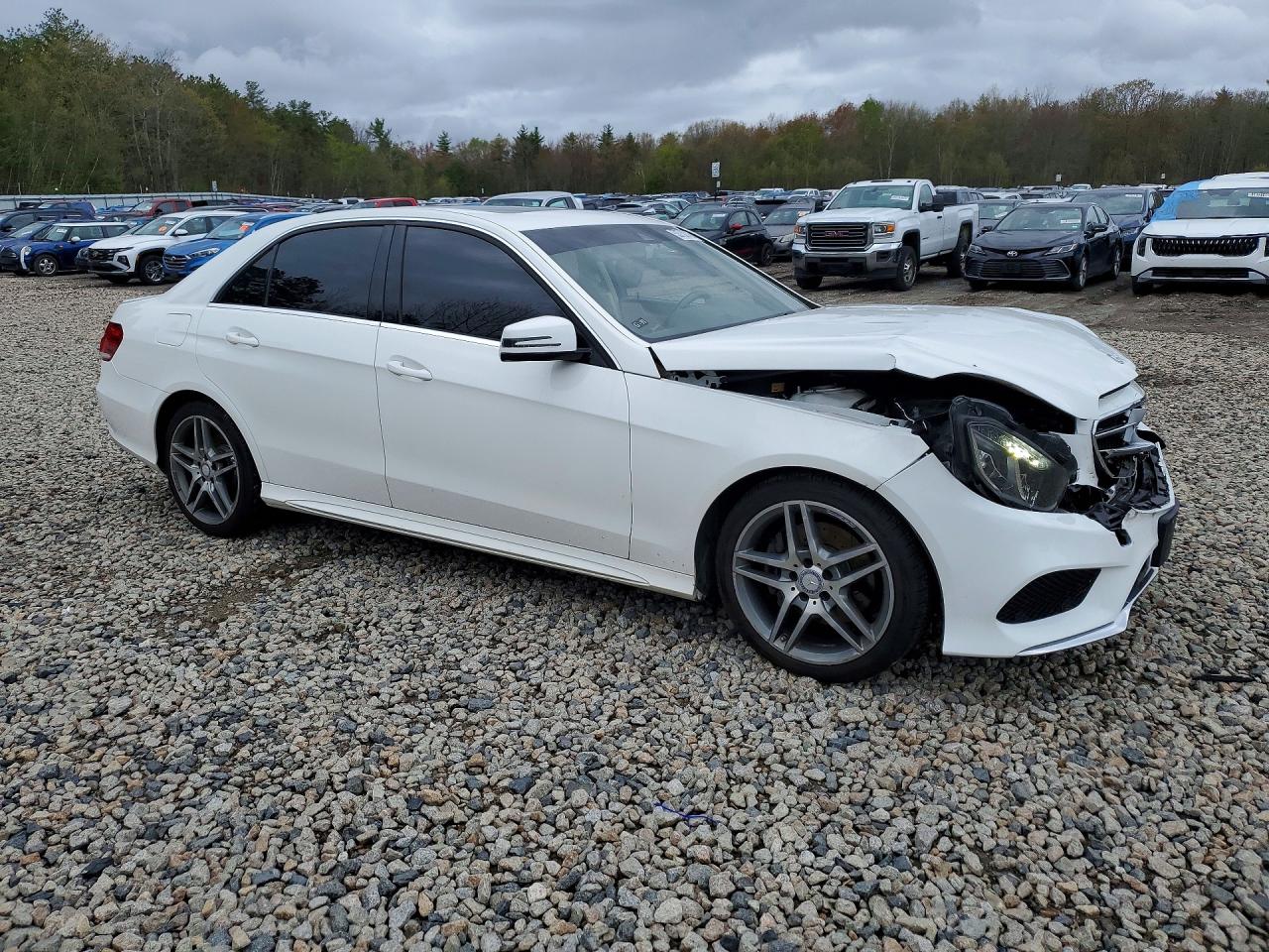 2014 Mercedes-benz E 350 4matic White vin: WDDHF8JBXEB046906