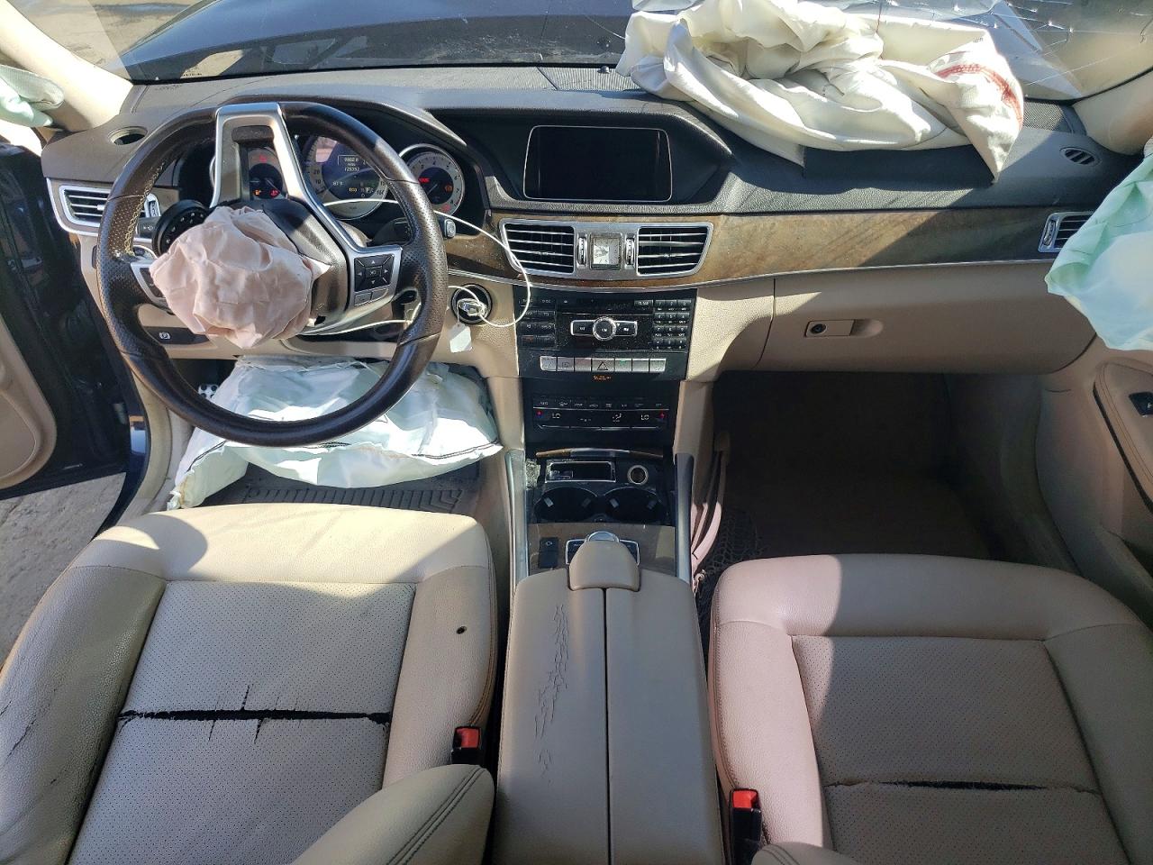 2014 Mercedes-benz E 350 4matic Синий vin: WDDHF8JBXEB058635