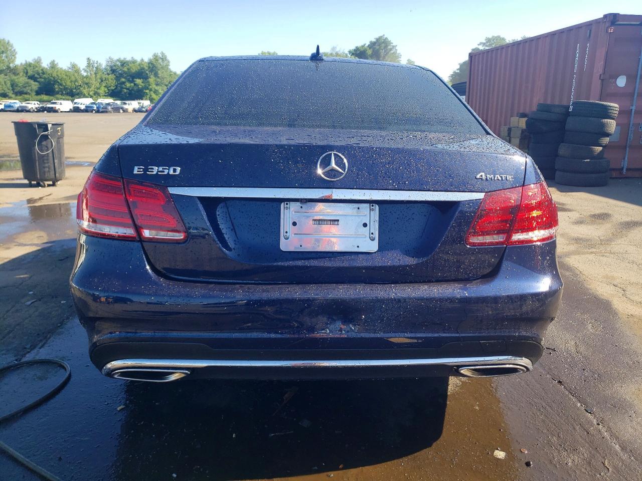 2014 Mercedes-benz E 350 4matic Синий vin: WDDHF8JBXEB058635