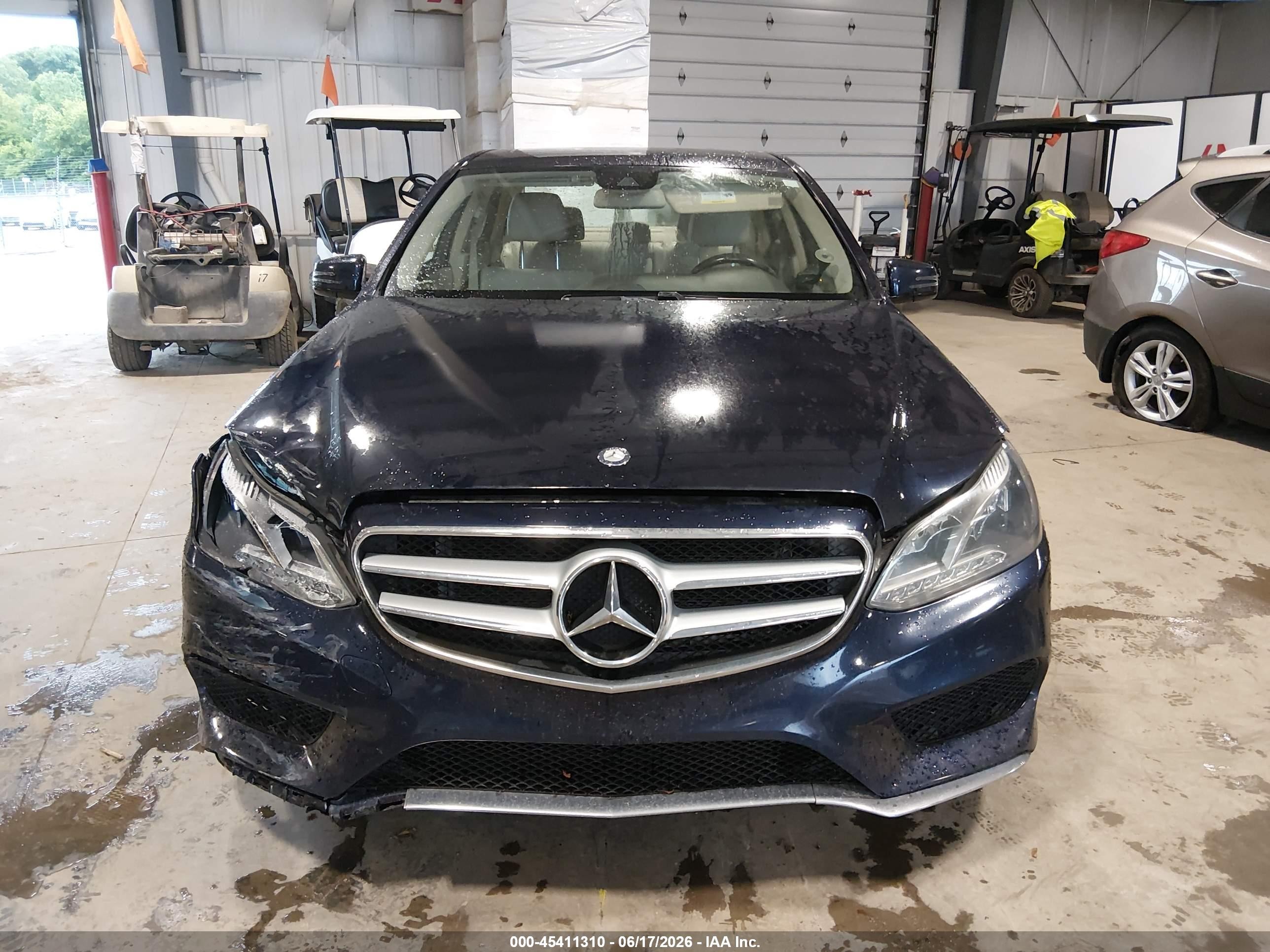 2015 Mercedes-benz E 350 4matic Blue vin: WDDHF8JBXFB088042