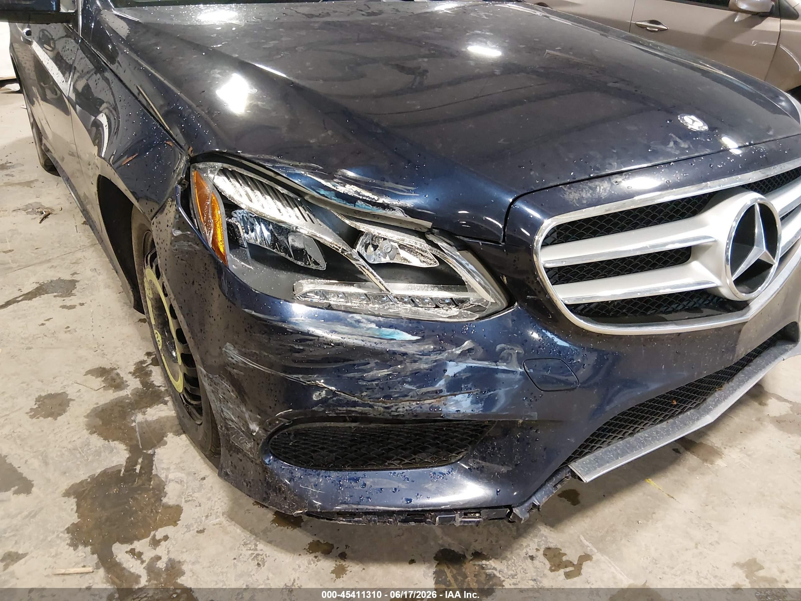 2015 Mercedes-benz E 350 4matic Blue vin: WDDHF8JBXFB088042