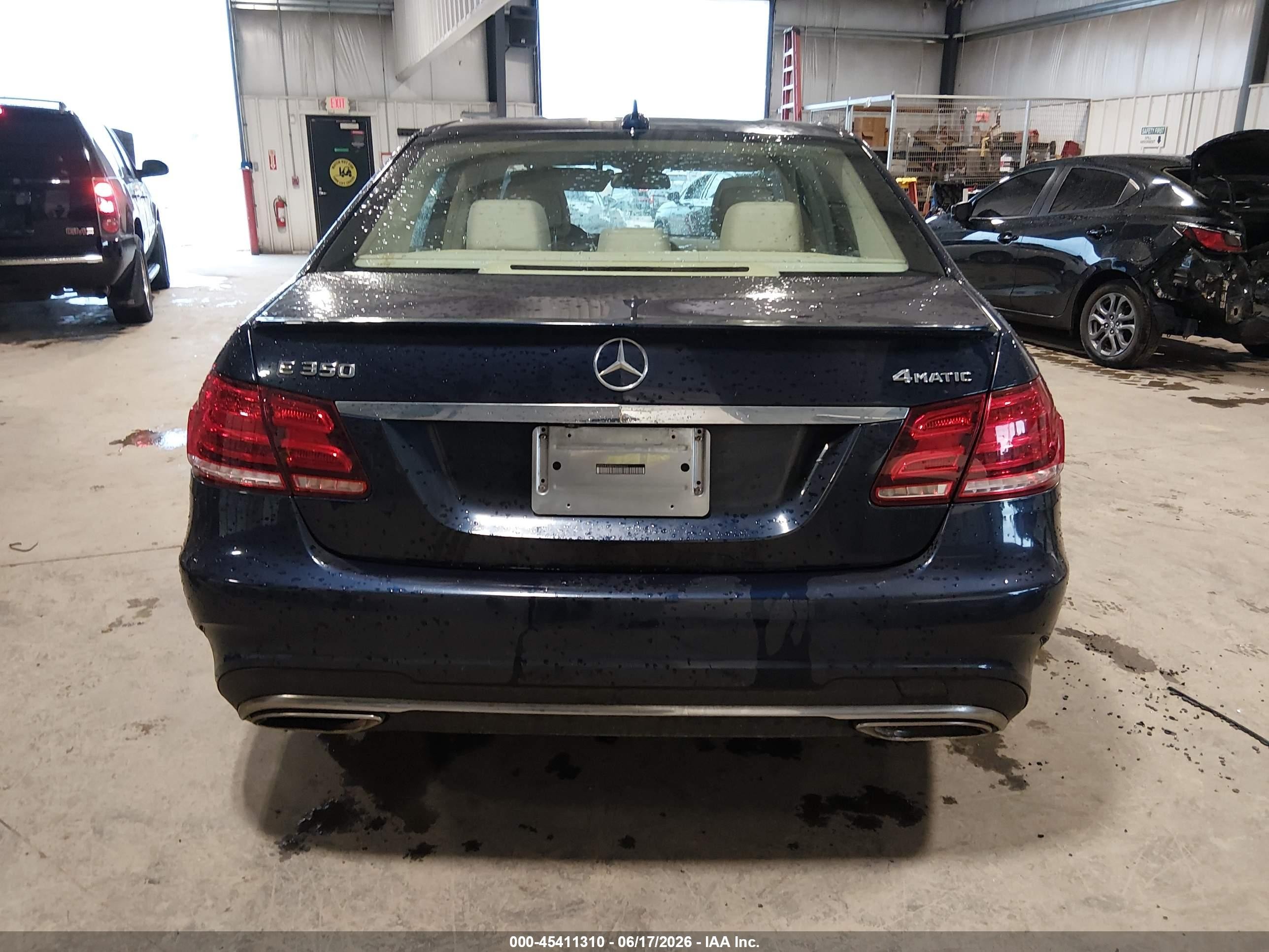 2015 Mercedes-benz E 350 4matic Blue vin: WDDHF8JBXFB088042
