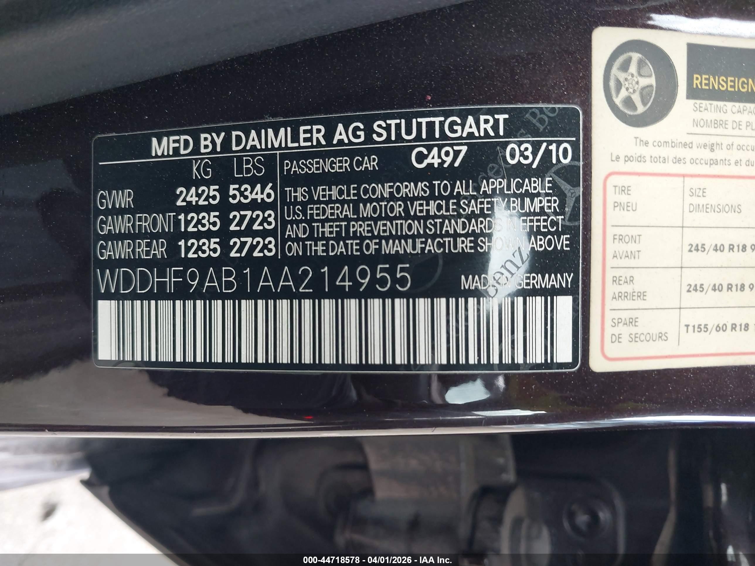 2010 Mercedes-benz E 550 4matic Burgundy vin: WDDHF9AB1AA214955