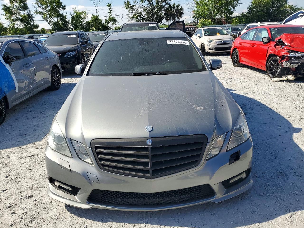2011 Mercedes-benz E 550 4matic Gray vin: WDDHF9AB2BA417998