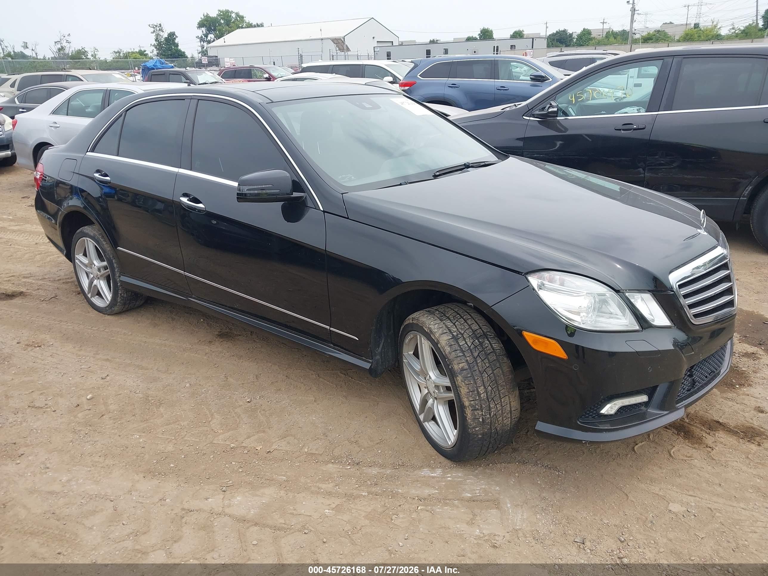 2011 Mercedes-benz E 550 4matic Black vin: WDDHF9AB2BA501156